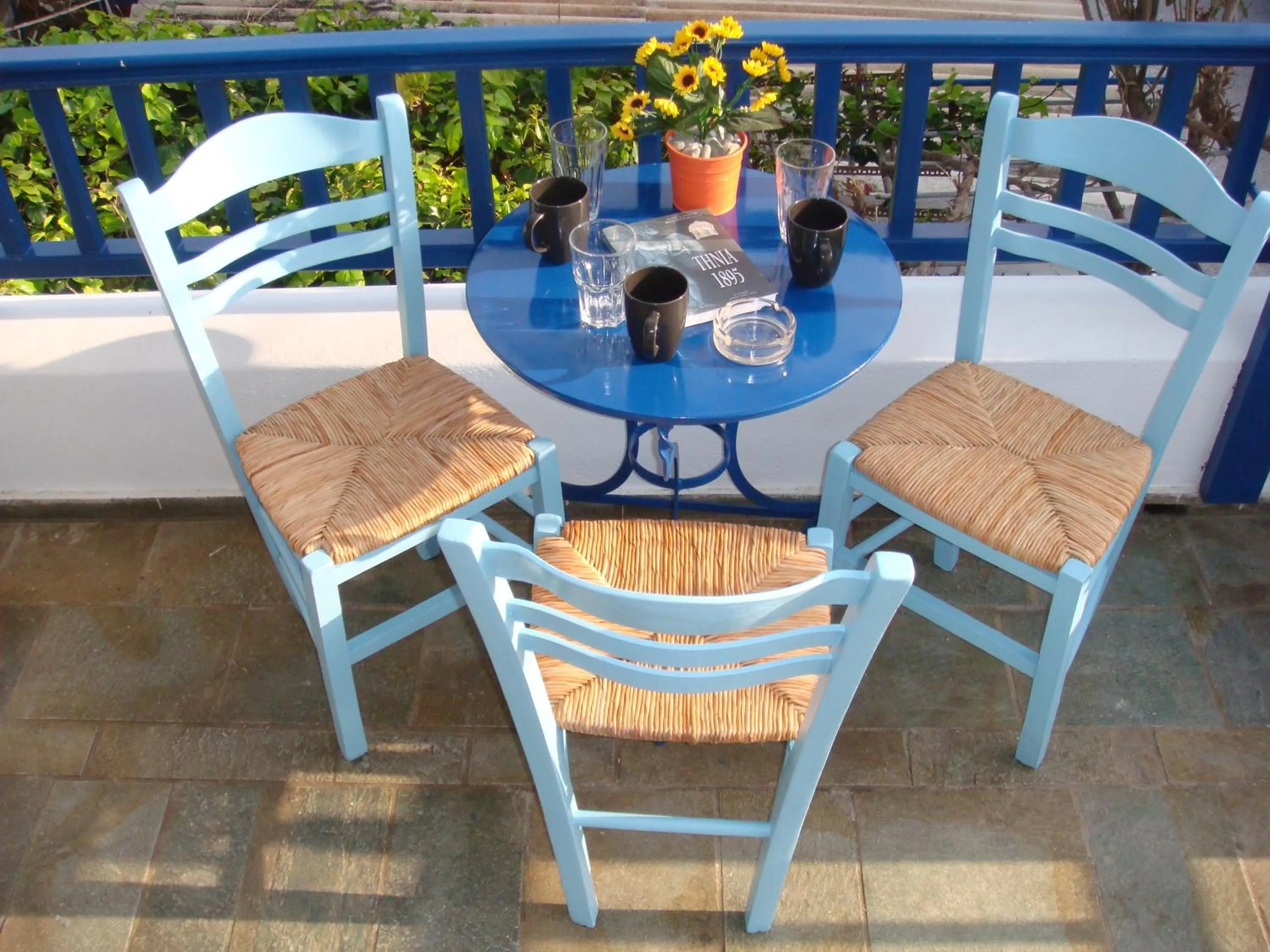Balcony/Terrace in Boussetil Rooms CapAnMat