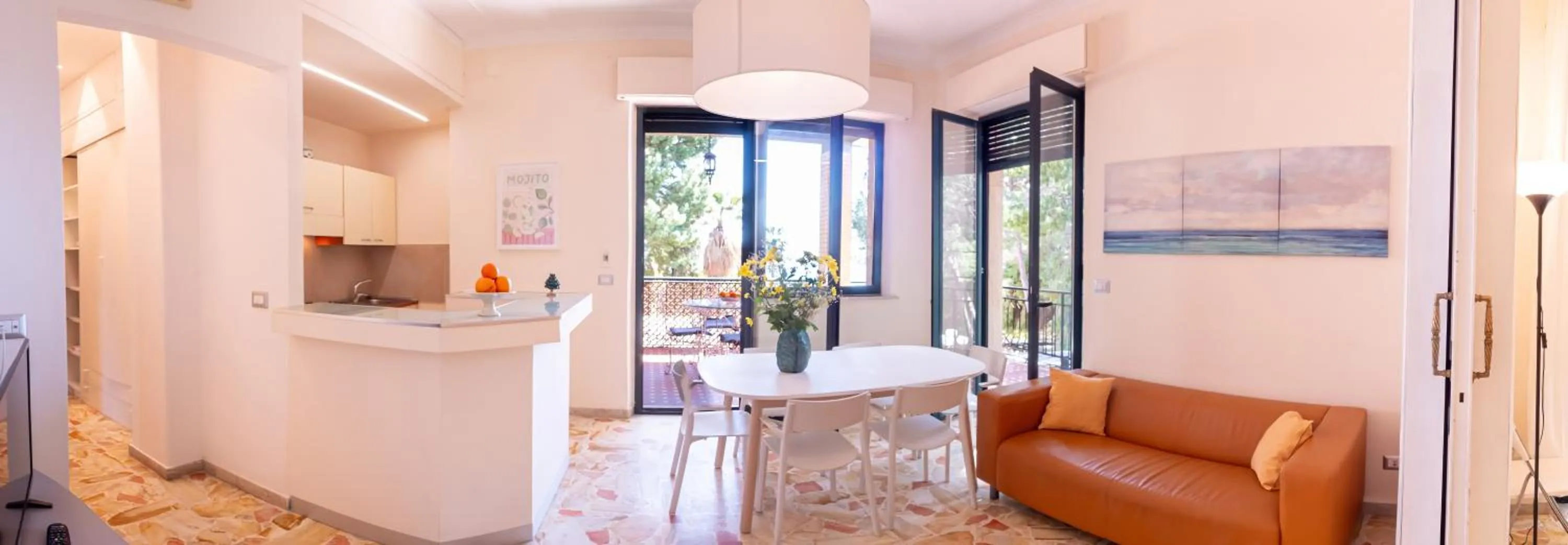 Living room in Villa delle Palme