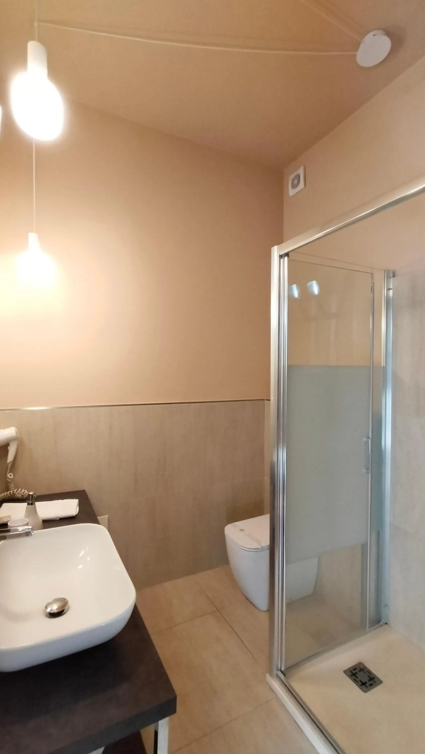 Shower in Villa delle Palme