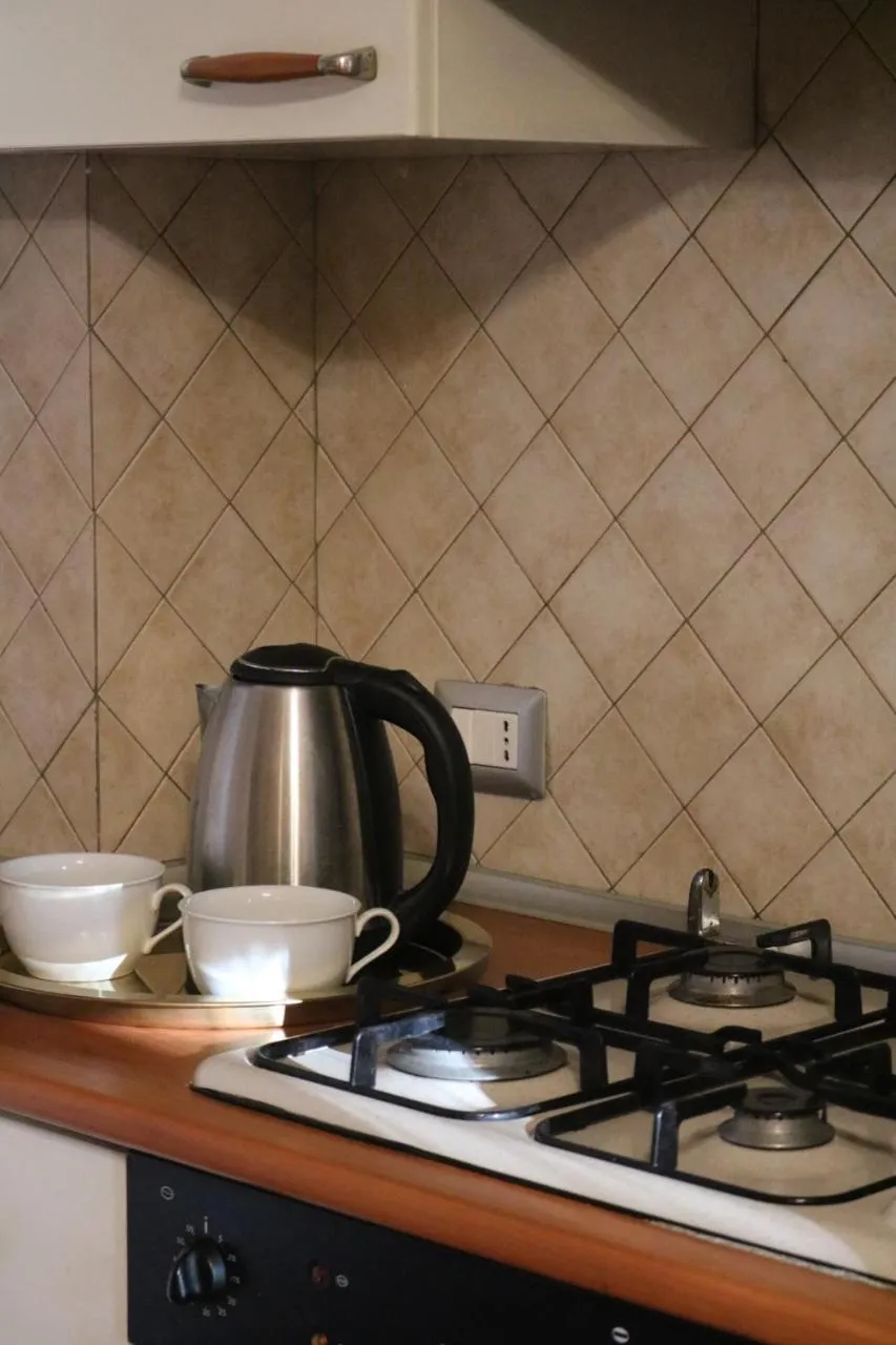 Kitchen or kitchenette in Villa delle Palme