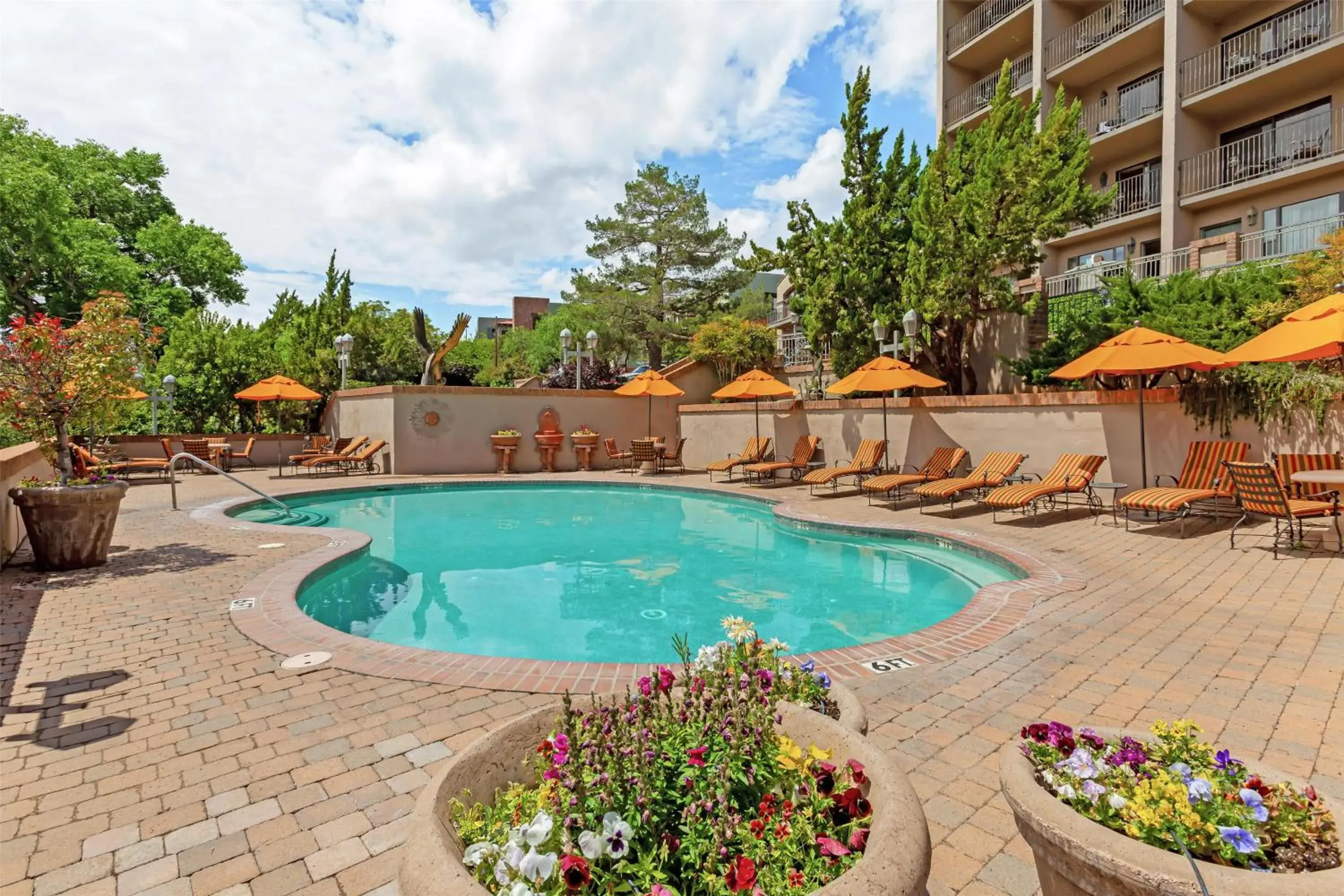 Pool view in Best Western Plus Arroyo Roble Hotel & Creekside Villas Pool view in Best Western Plus Arroyo Roble Hotel & Creekside Villas