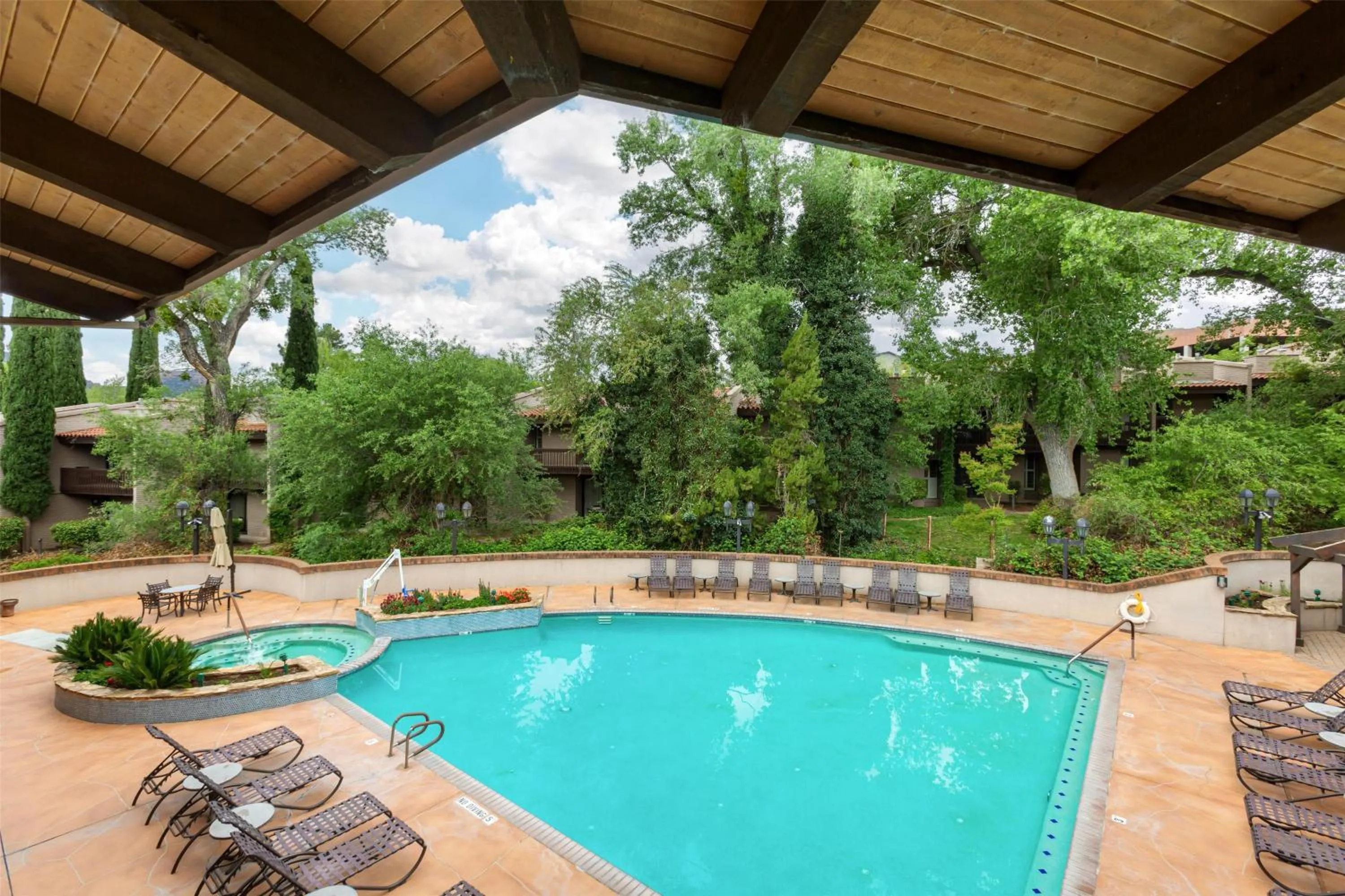 Pool view in Best Western Plus Arroyo Roble Hotel & Creekside Villas