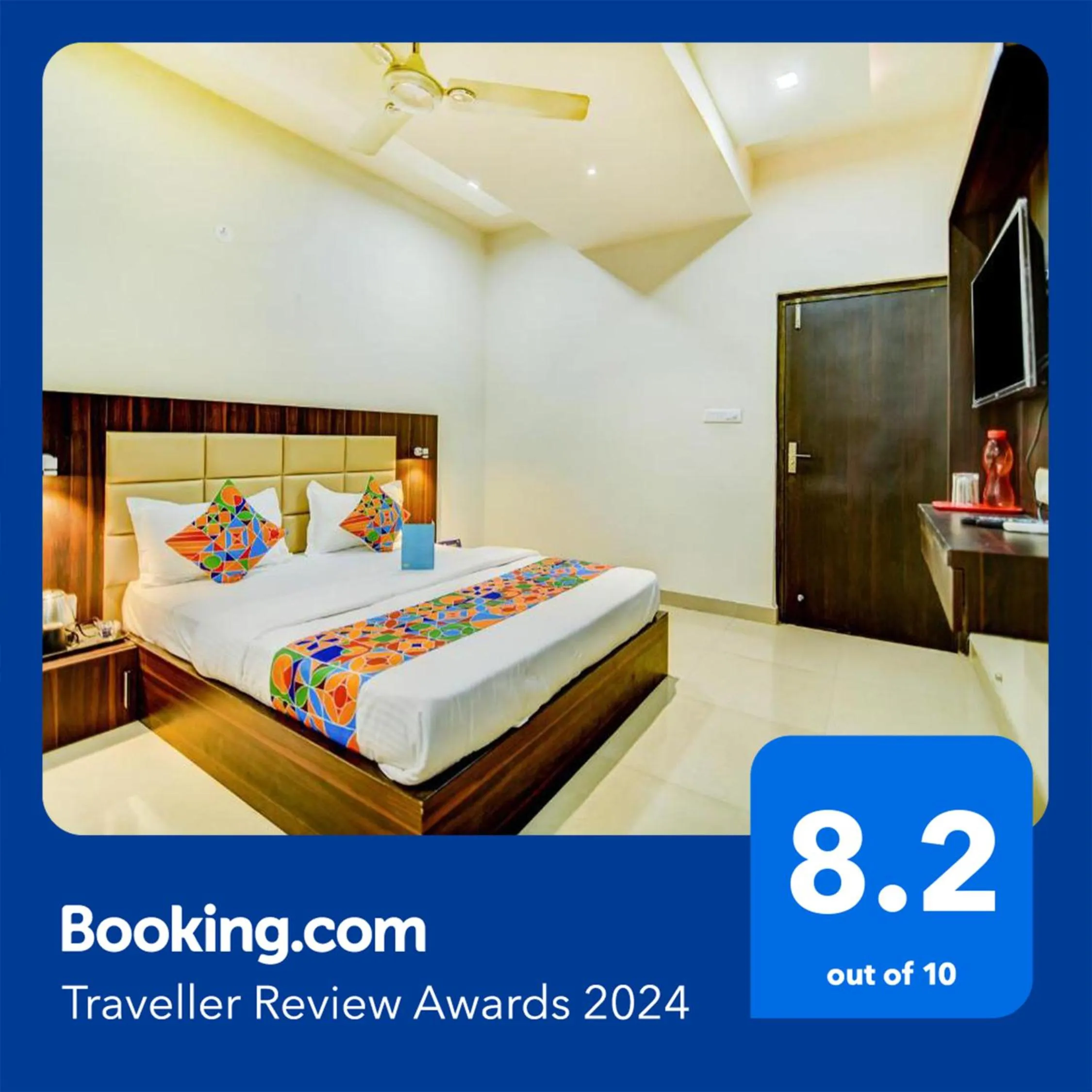 Bed in FabHotel Solitaire Inn