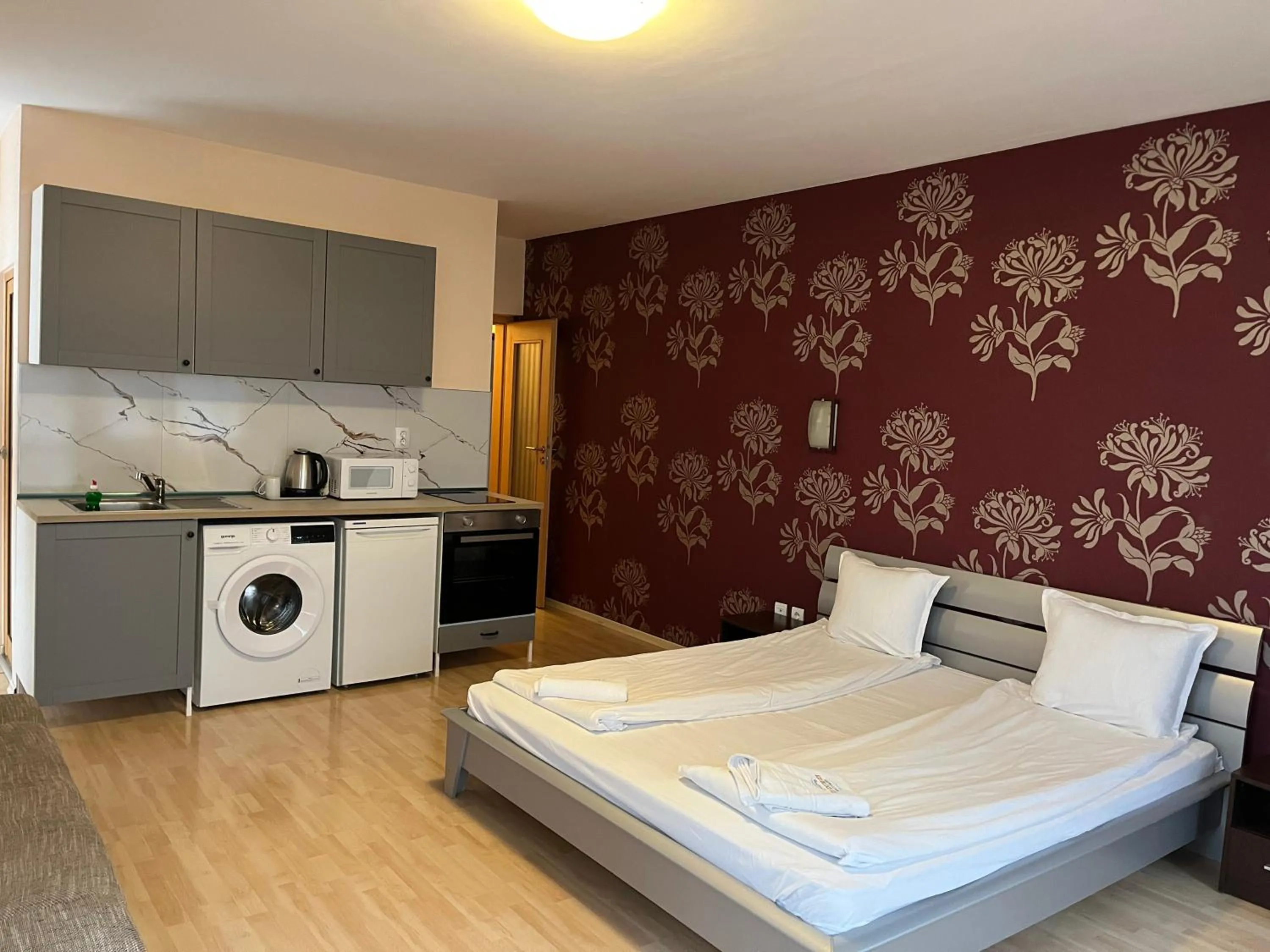 Kitchen or kitchenette, Bed in BLOCK 531 ApartHouse BLOCK 533