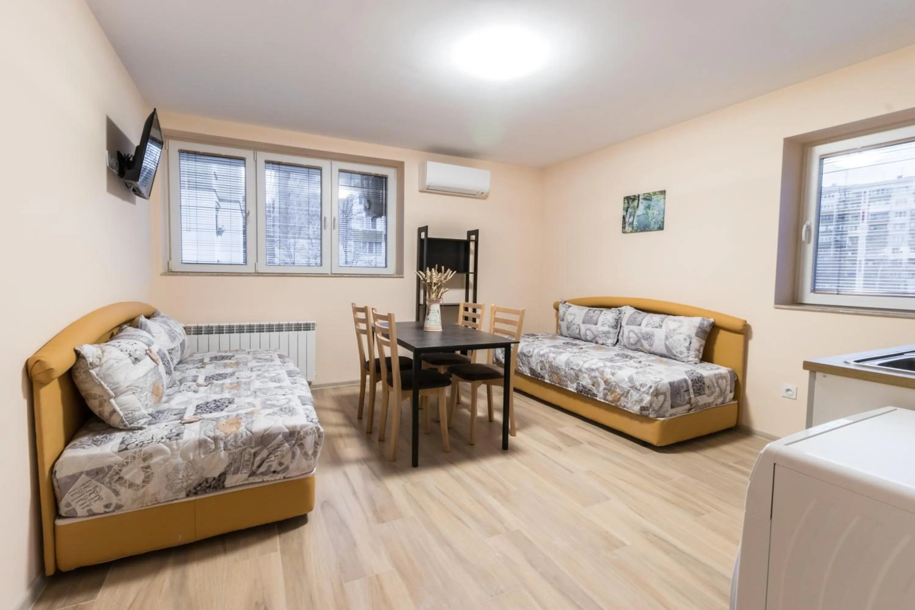 Living room, Bed in BLOCK 531 ApartHouse BLOCK 533