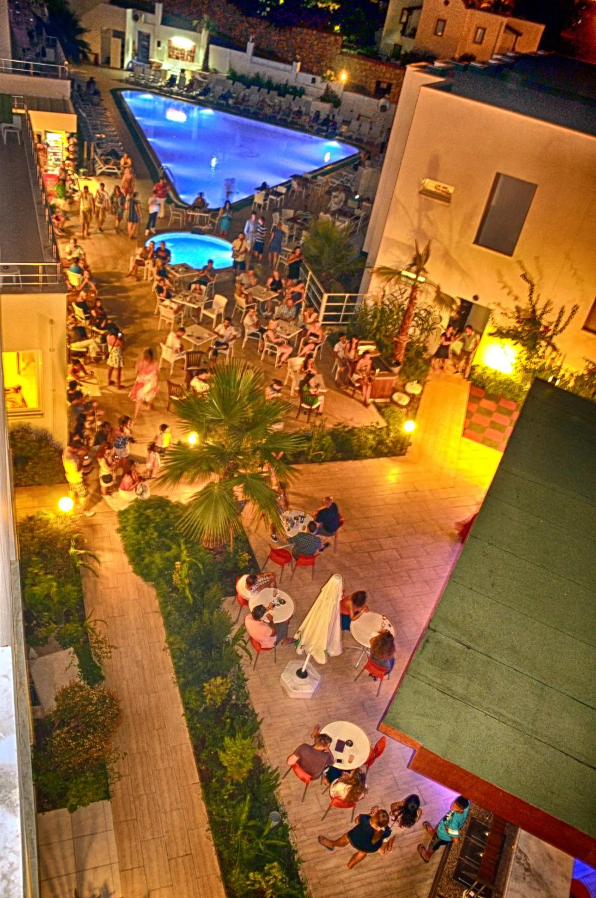 Bird's eye view in Club Shark Hotel