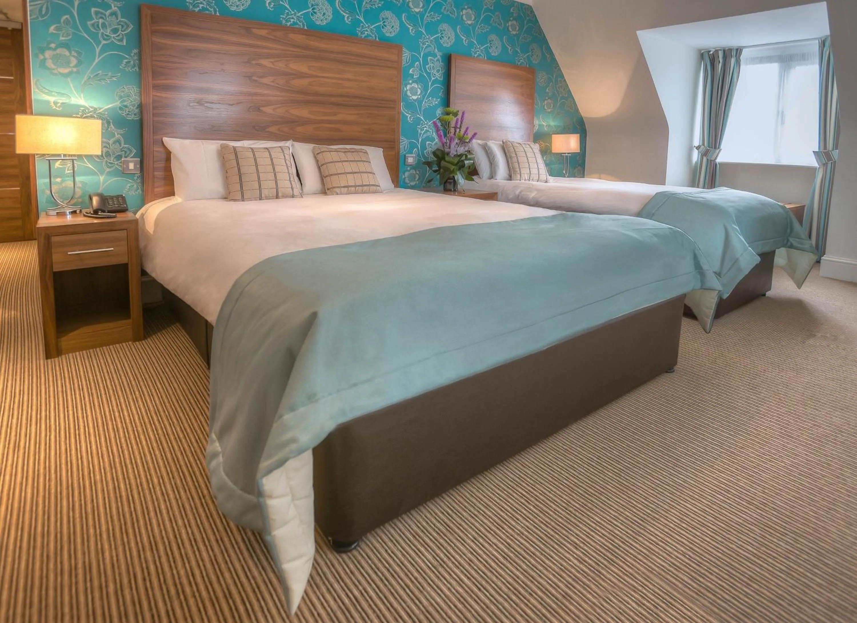 Bed in The Boleyn Hotel