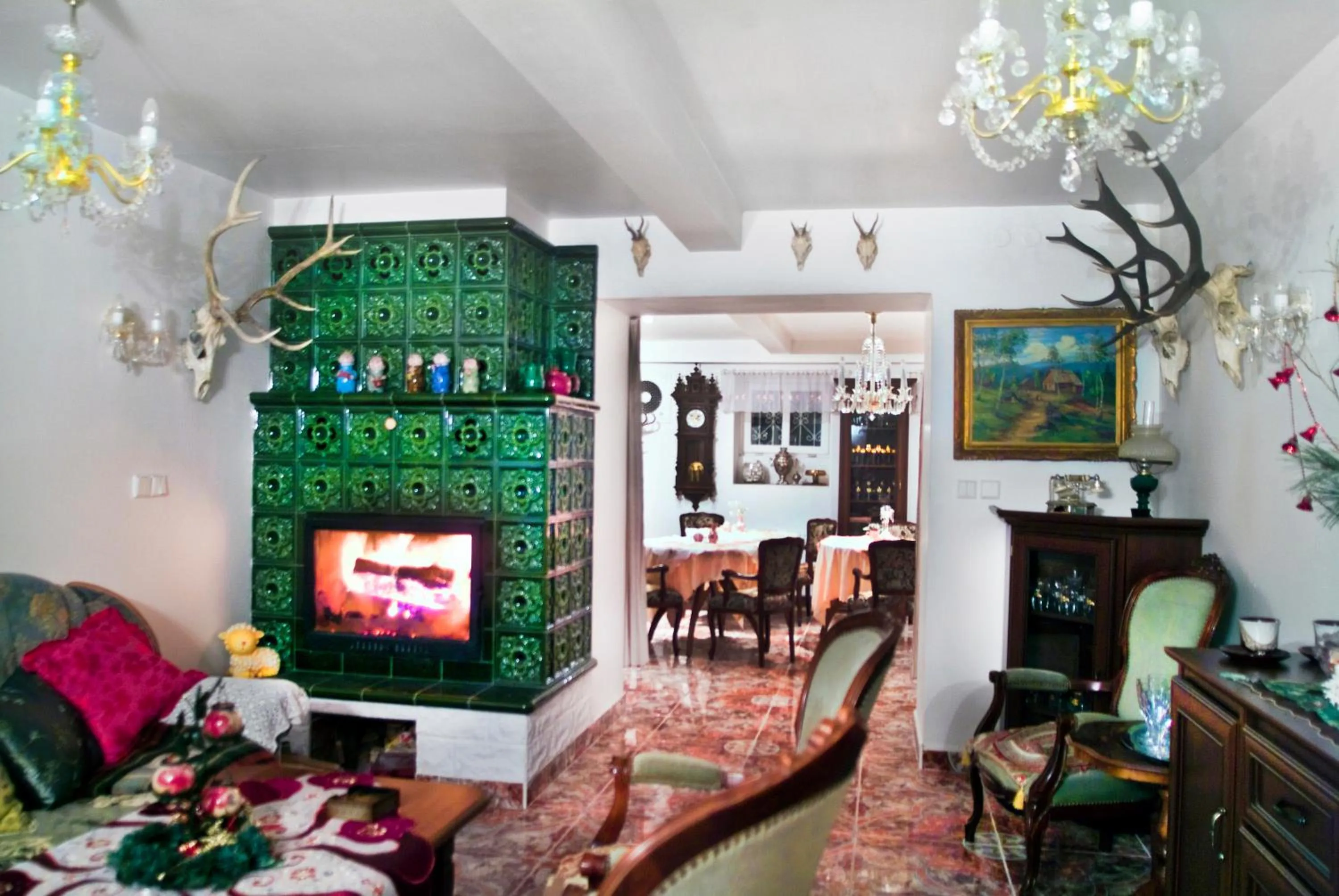 Lobby or reception in Hotel Garni