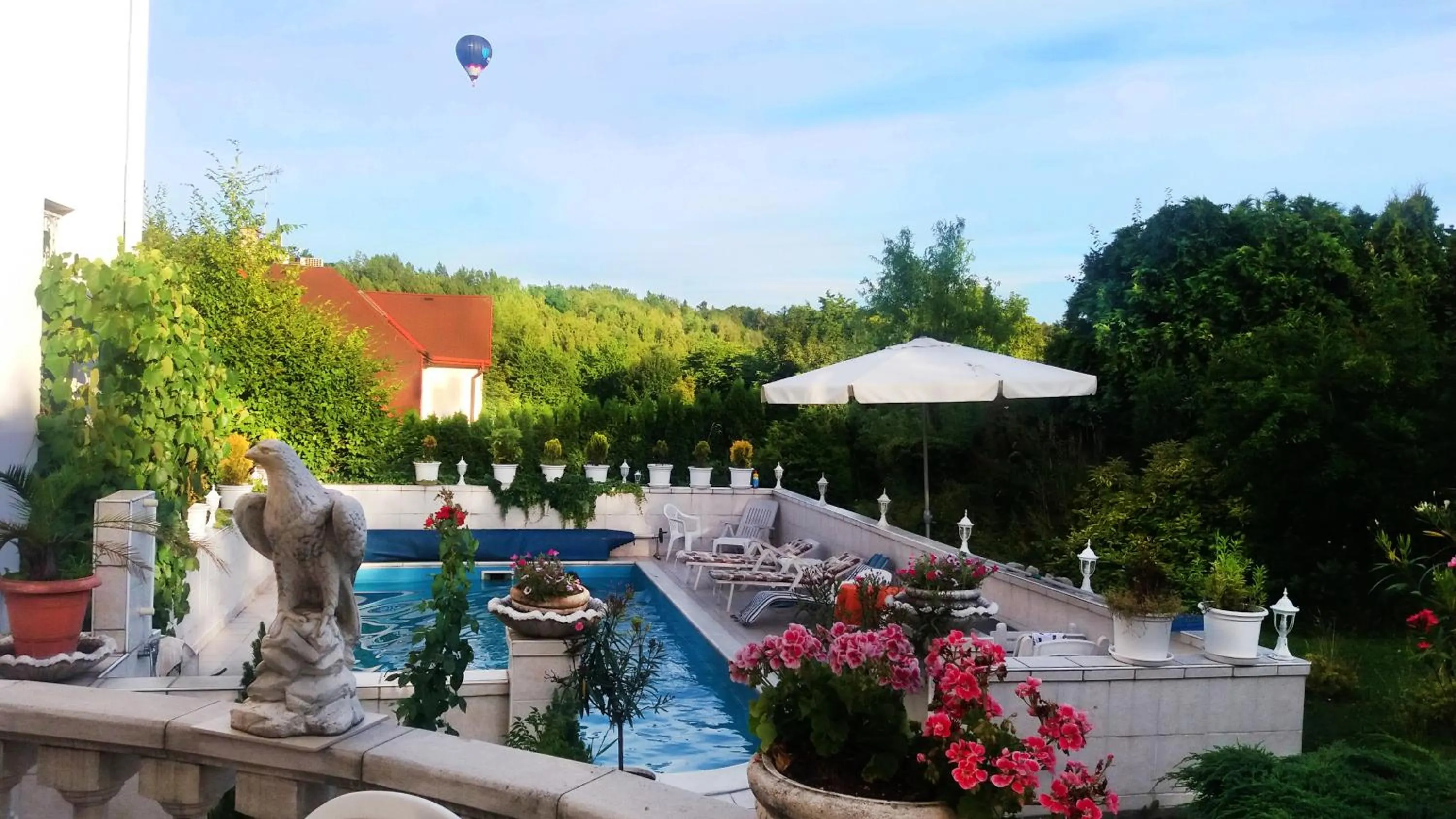 Garden in Hotel Garni