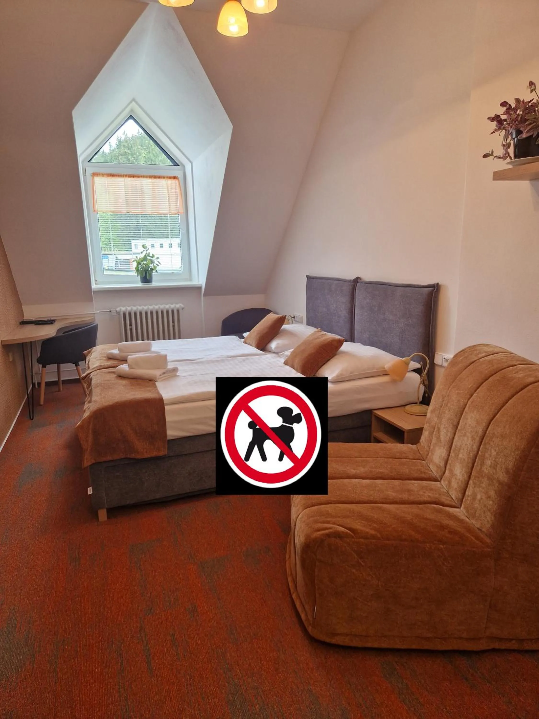 Bed in Hotel Skicentrum