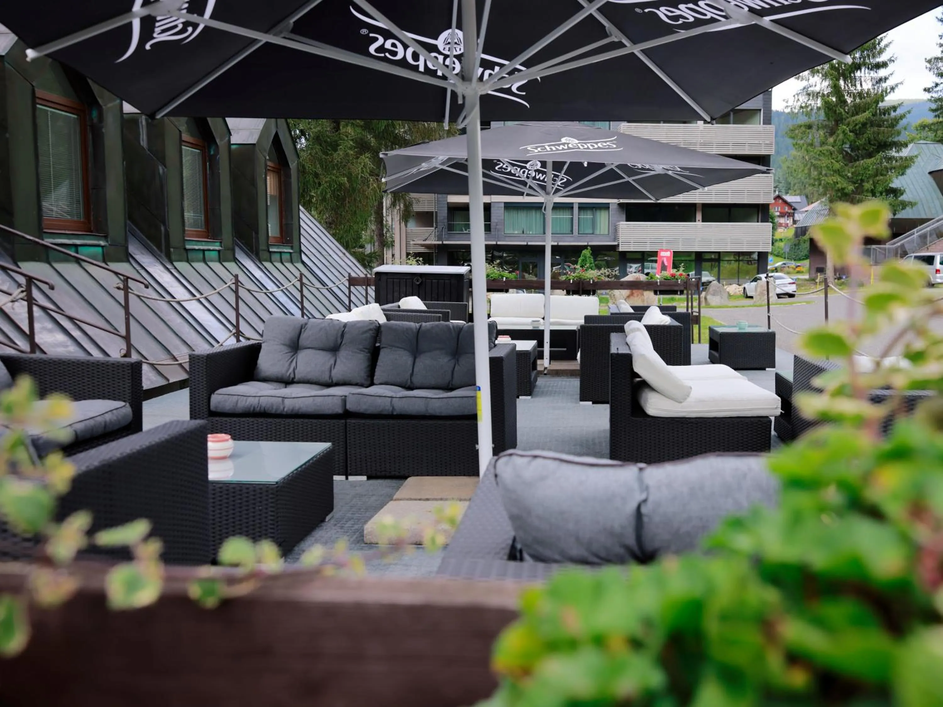 Balcony/Terrace in Hotel Skicentrum