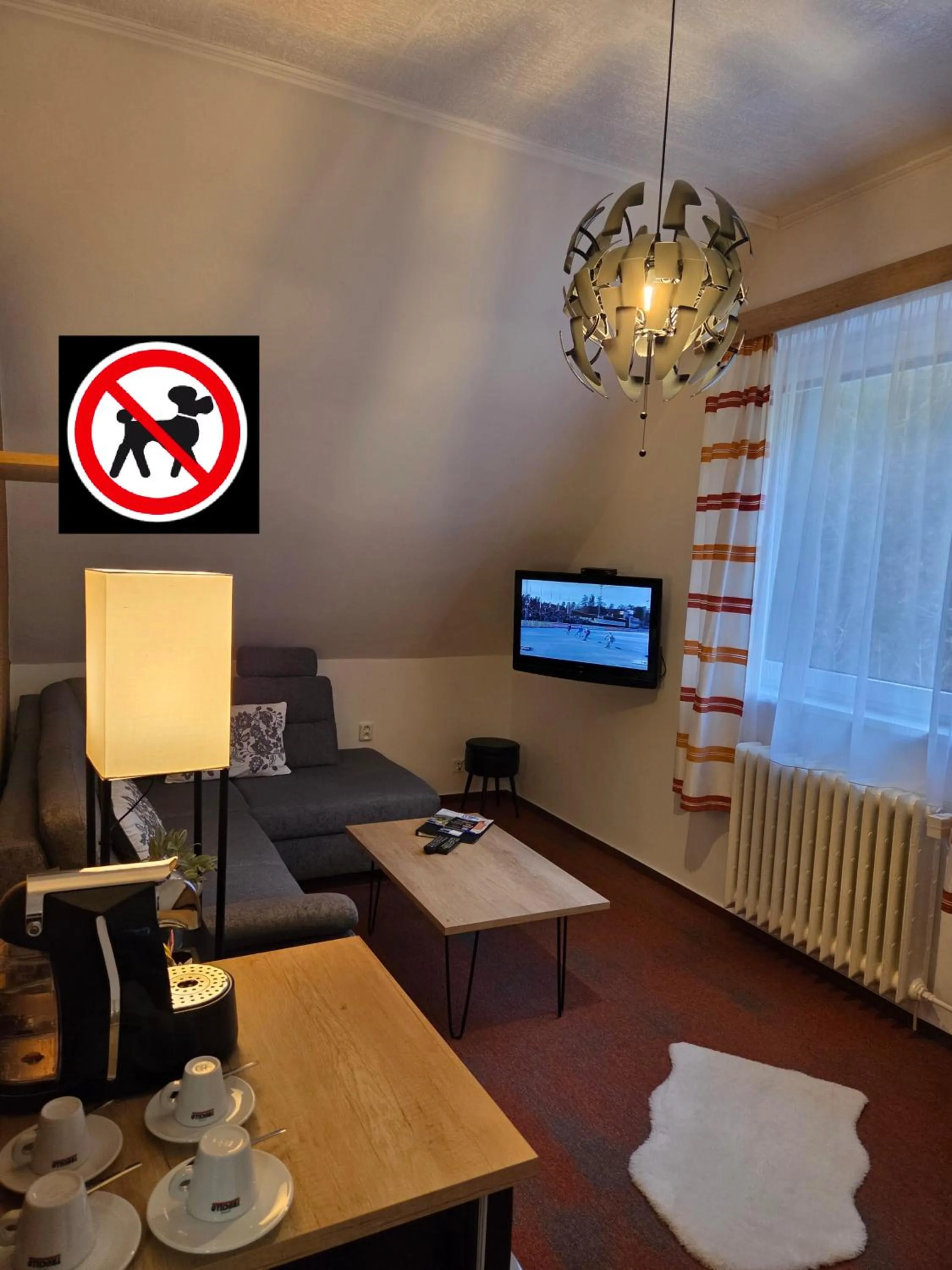 Living room in Hotel Skicentrum