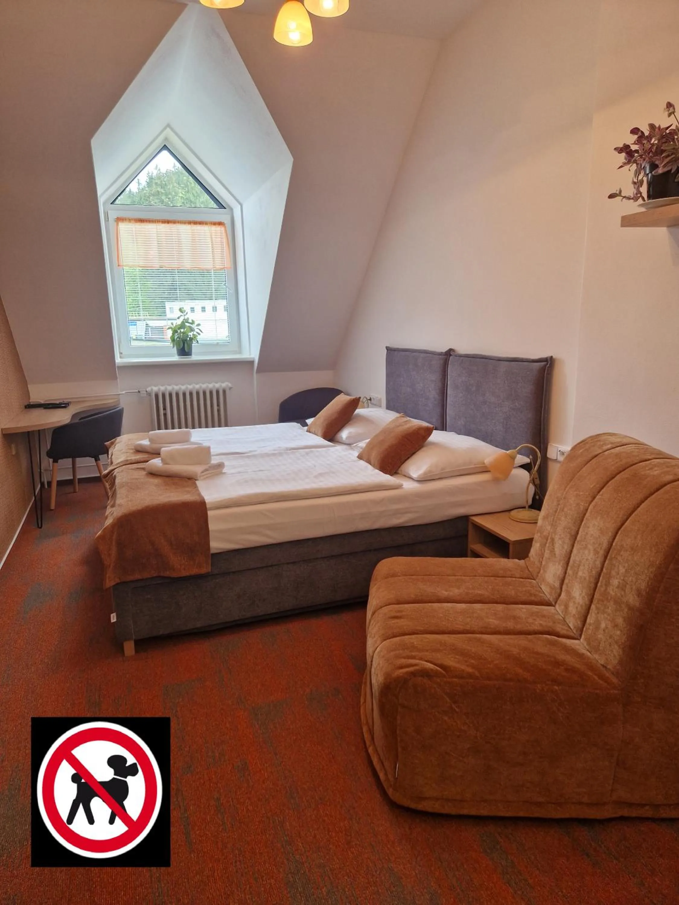 Bed in Hotel Skicentrum