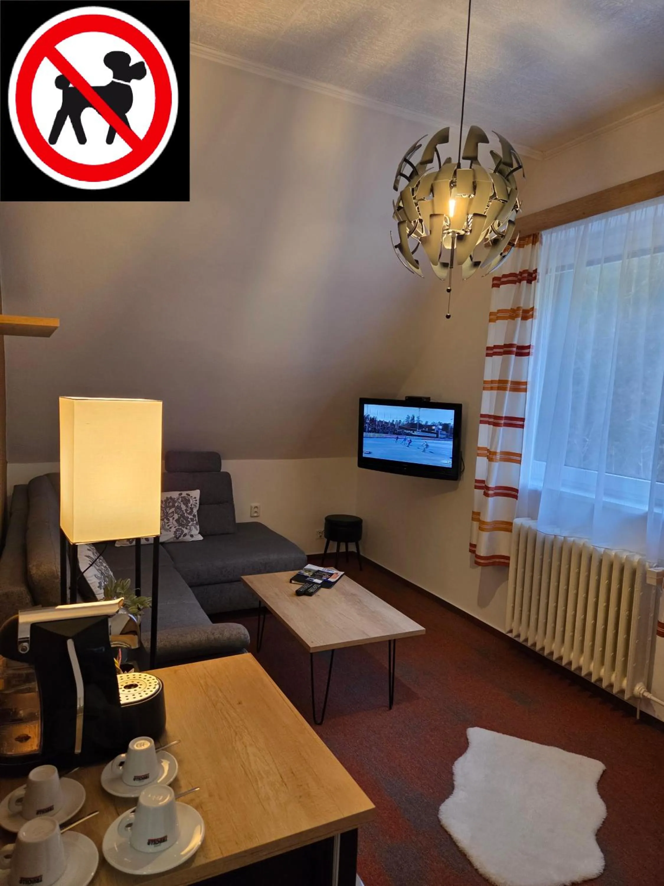 Living room in Hotel Skicentrum