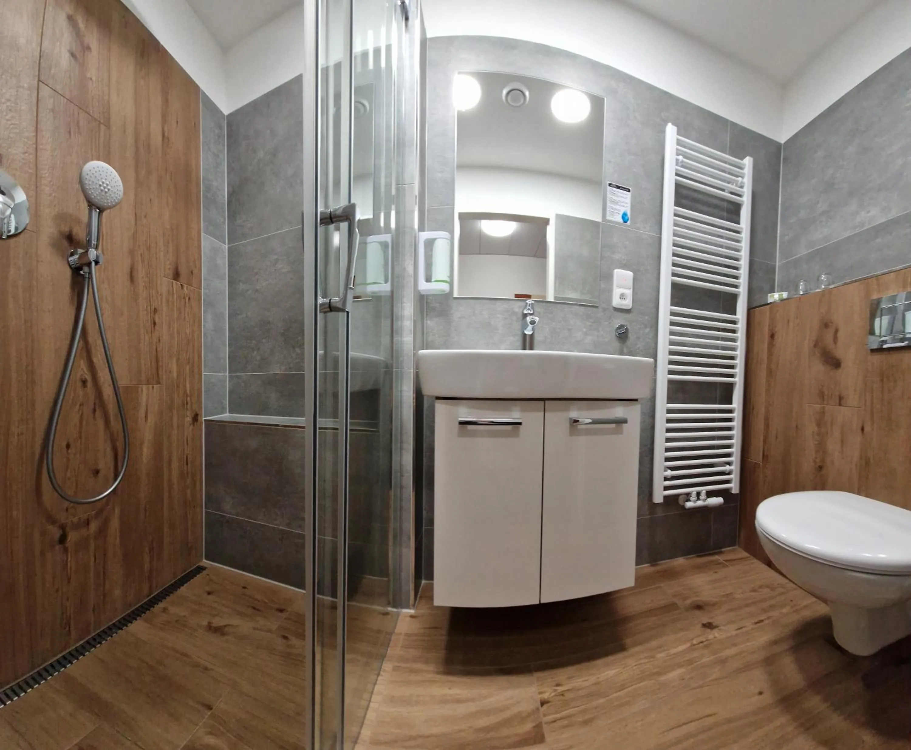 Shower in Hotel Skicentrum