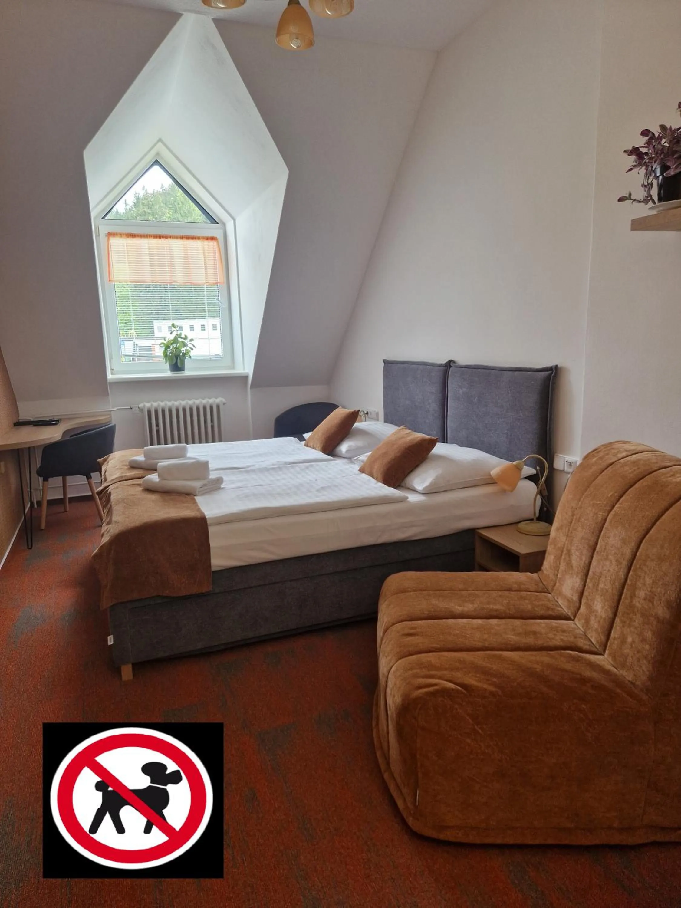 Bed in Hotel Skicentrum