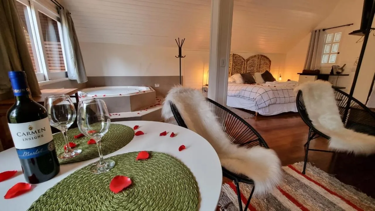 Bed in Pousada Solar D'Araucaria