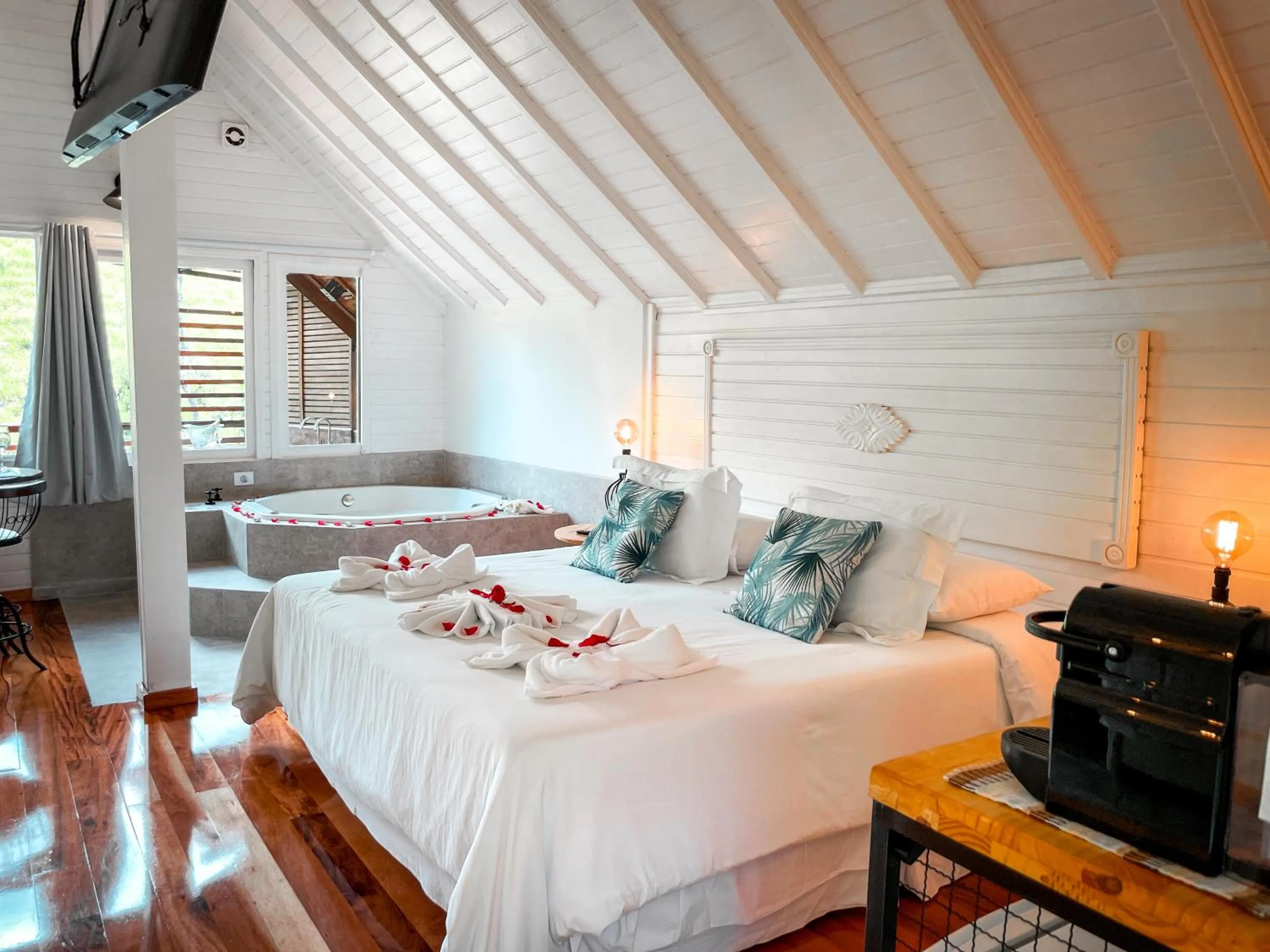 Bed in Pousada Solar D'Araucaria