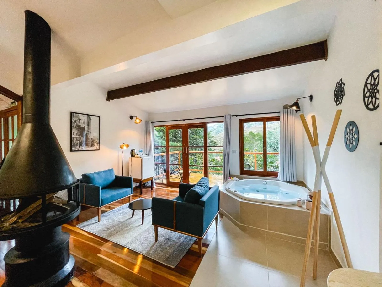 Bed in Pousada Solar D'Araucaria