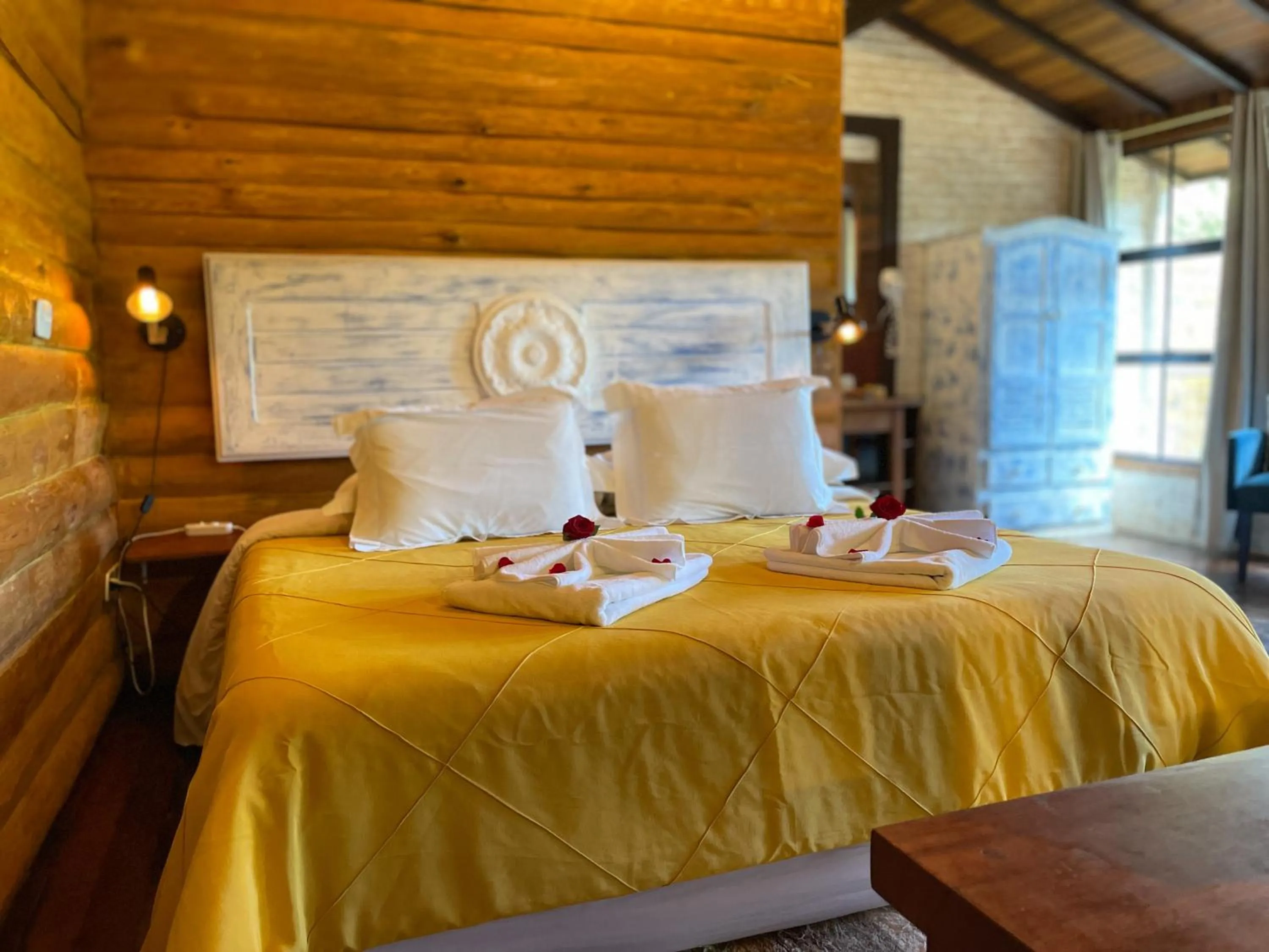 Bed in Pousada Solar D'Araucaria