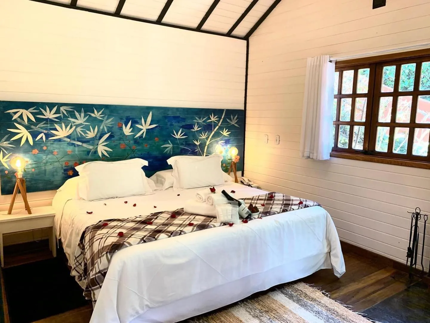 Bed in Pousada Solar D'Araucaria