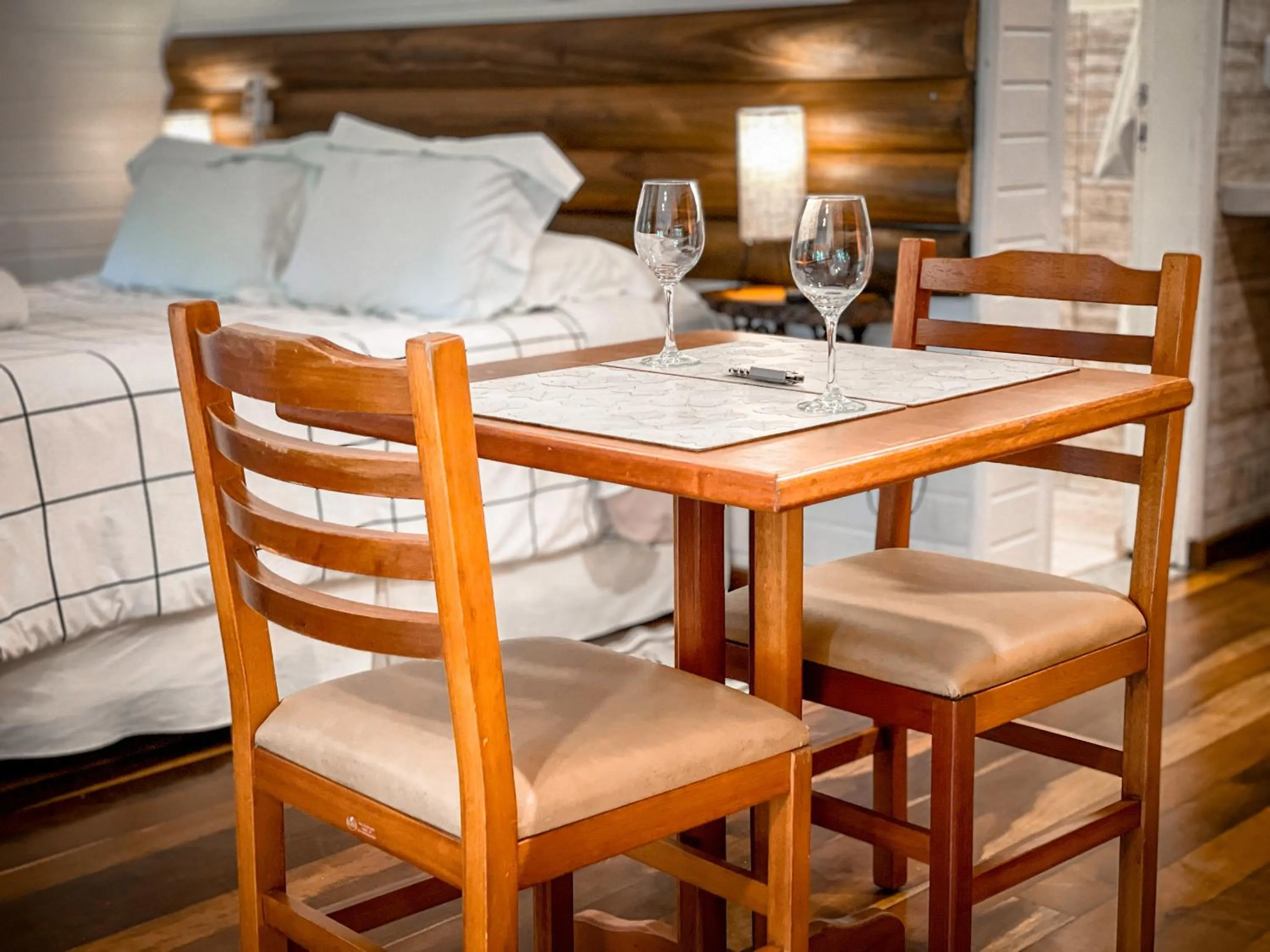 Bed in Pousada Solar D'Araucaria