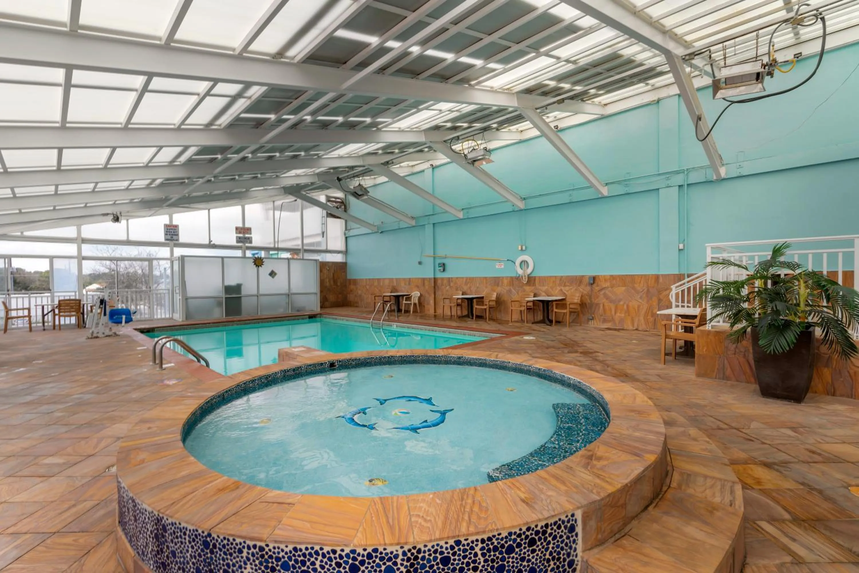 Pool view in Sandcastle Resort