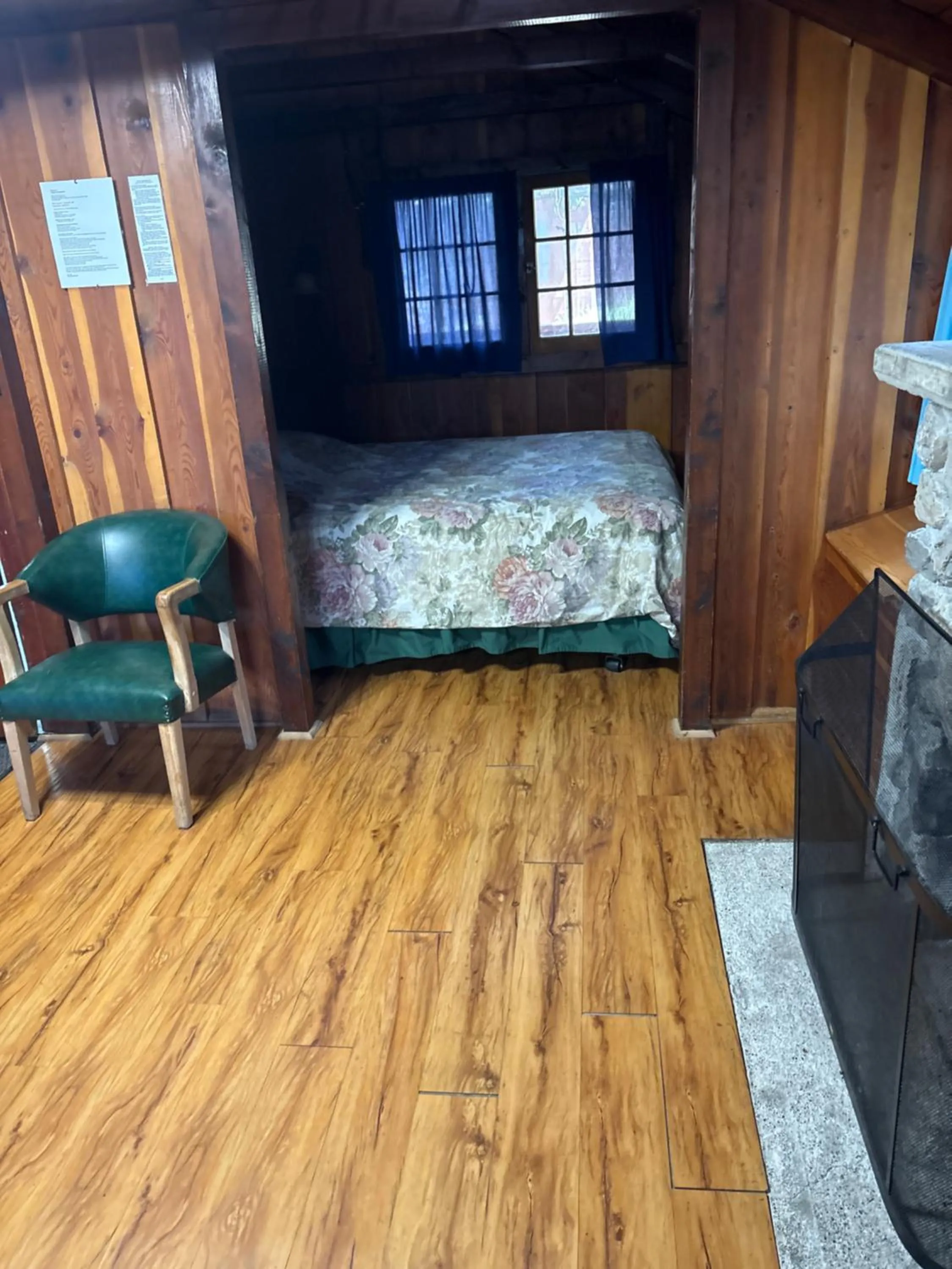 Bed in Addison's Bungalows