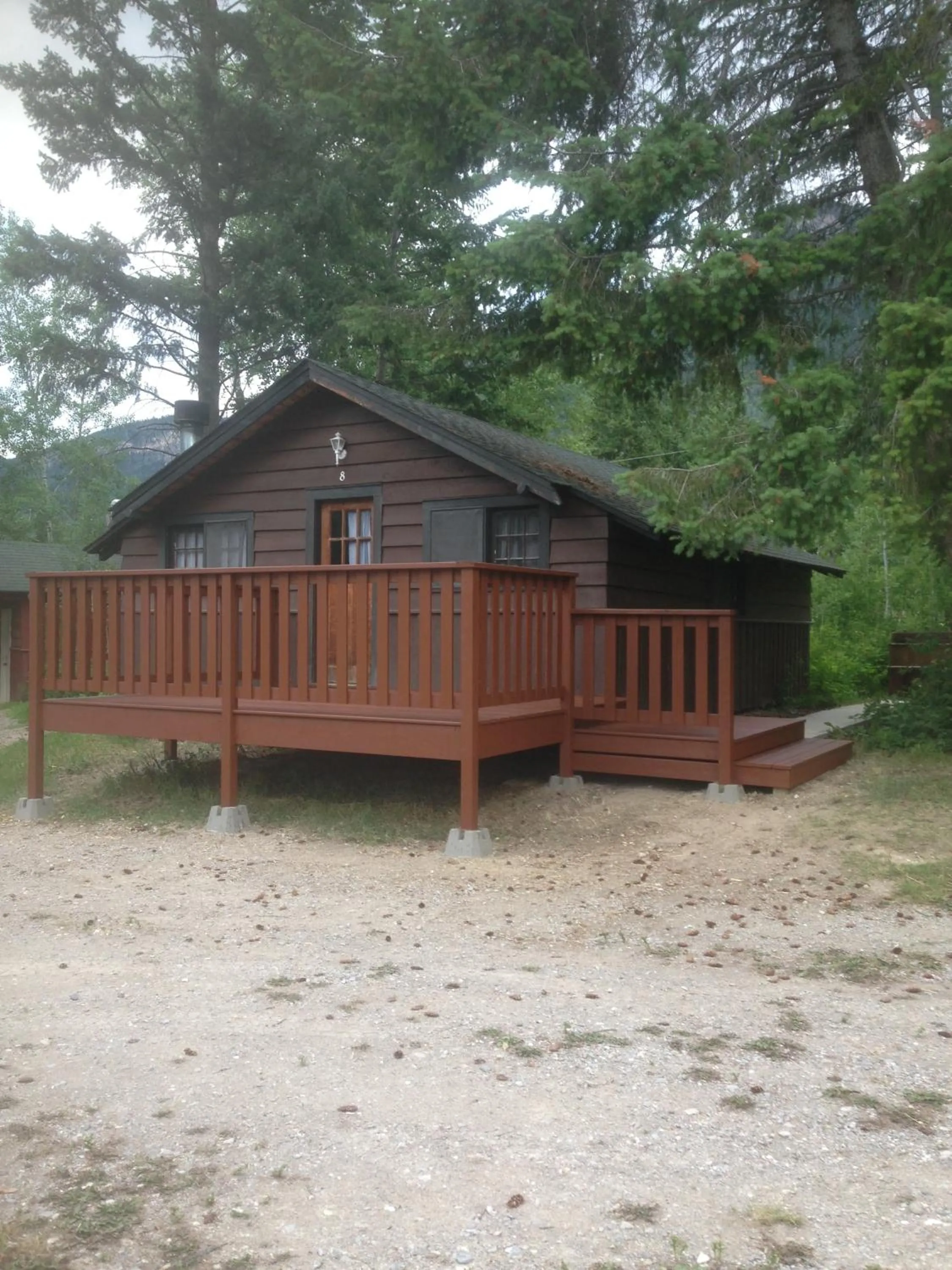 Patio in Addison's Bungalows