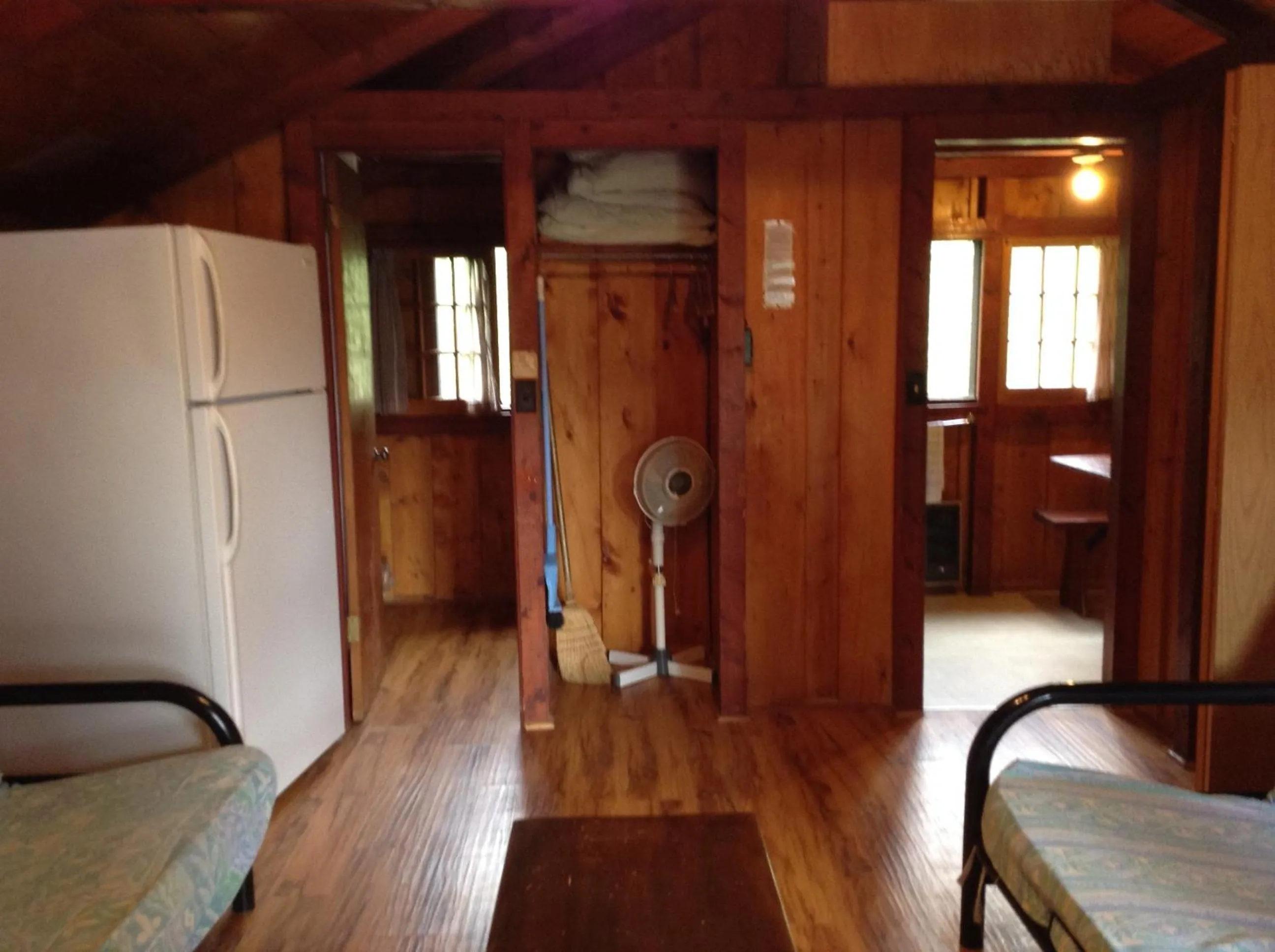 Bed in Addison's Bungalows