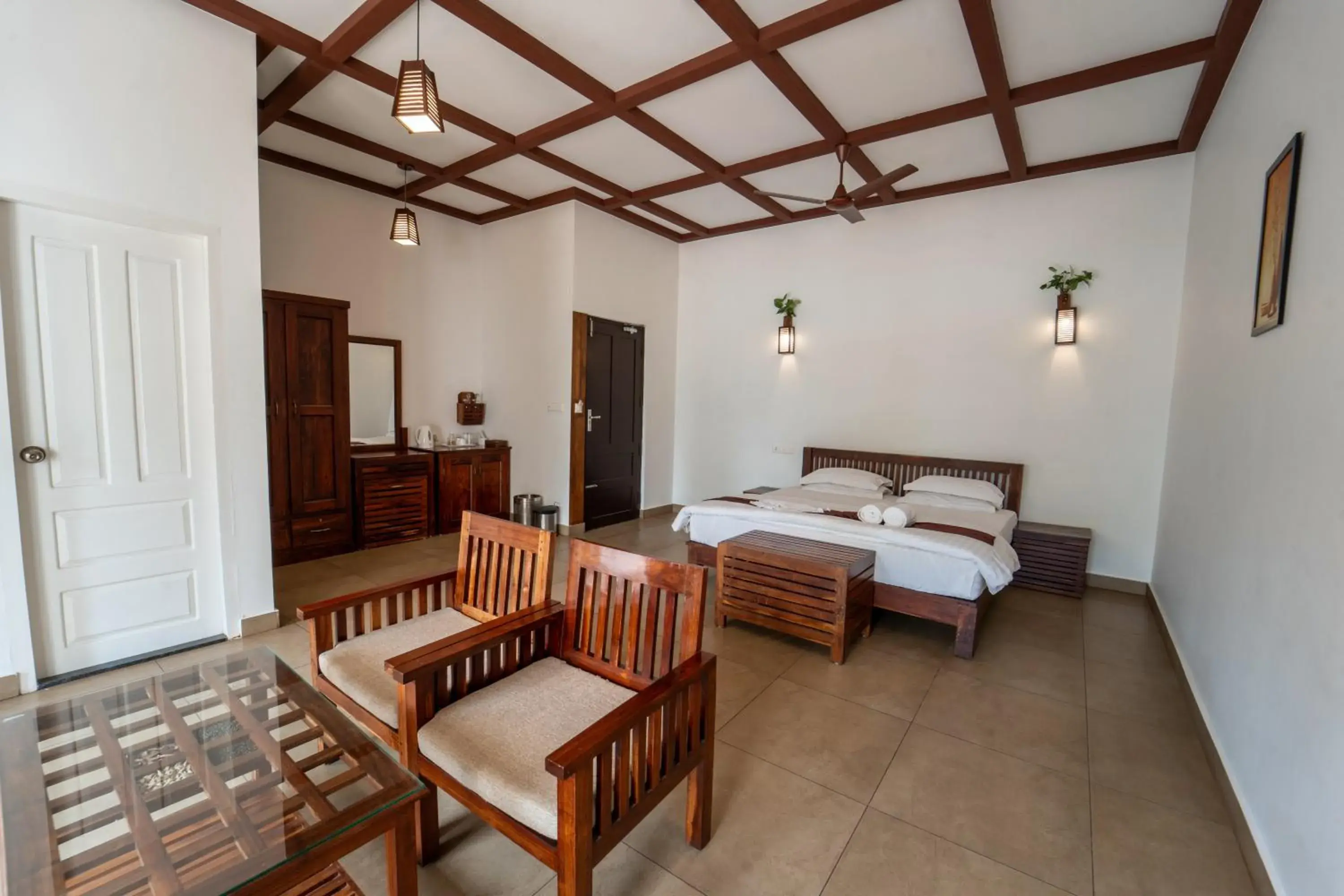 King Room with Balcony in Coffee and Pepper Plantation Homestay King Room with Balcony in Coffee and Pepper Plantation Homestay