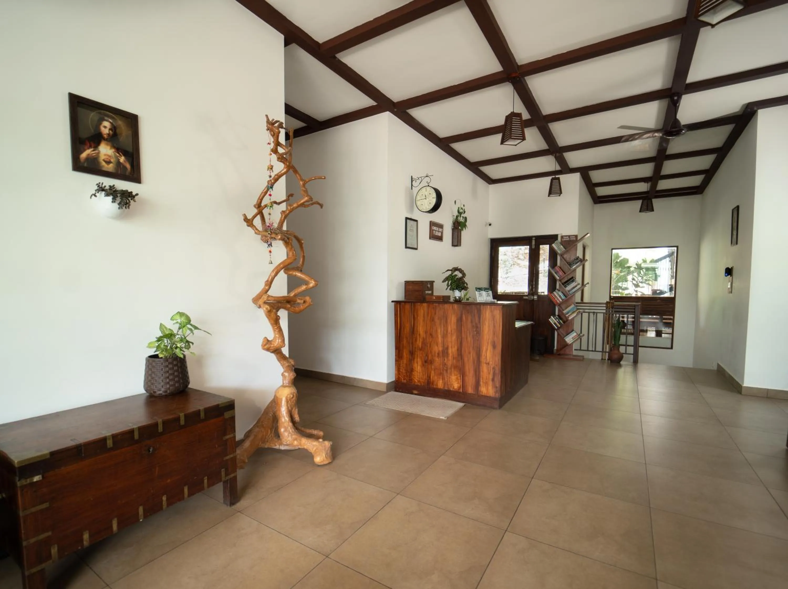 Lobby or reception in Coffee and Pepper Plantation Homestay