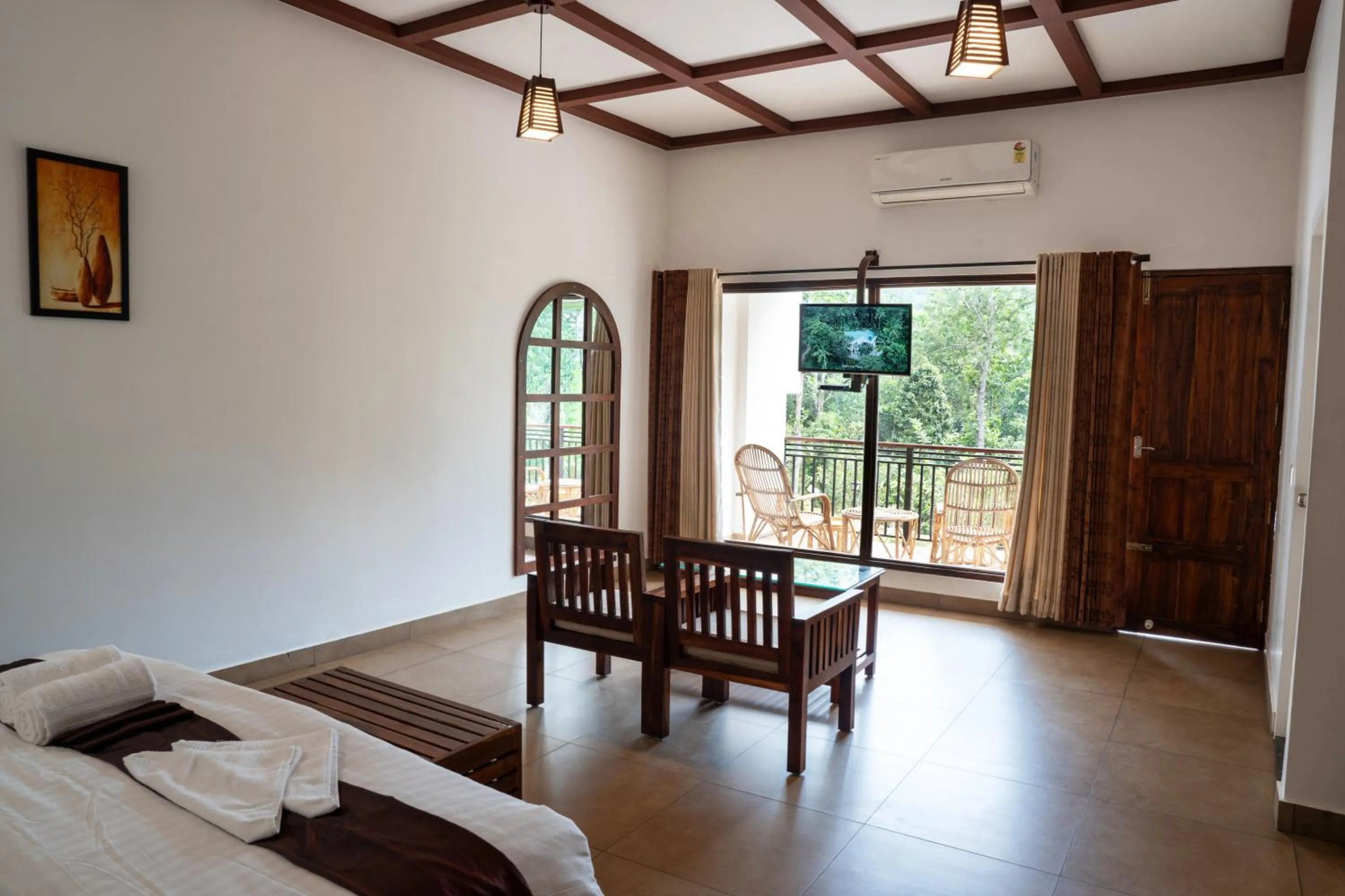 Bedroom, Bed in Coffee and Pepper Plantation Homestay