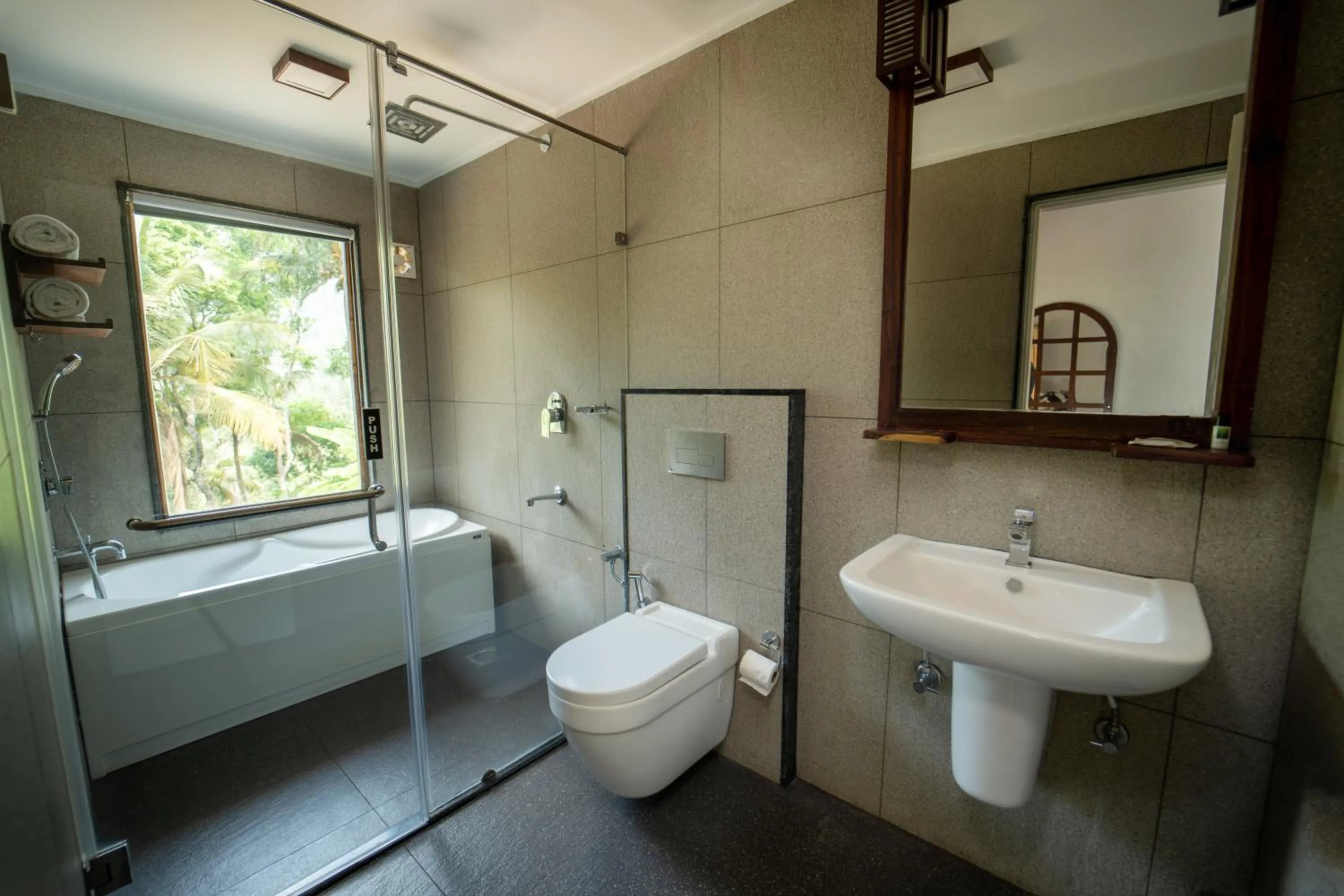Bathroom in Coffee and Pepper Plantation Homestay
