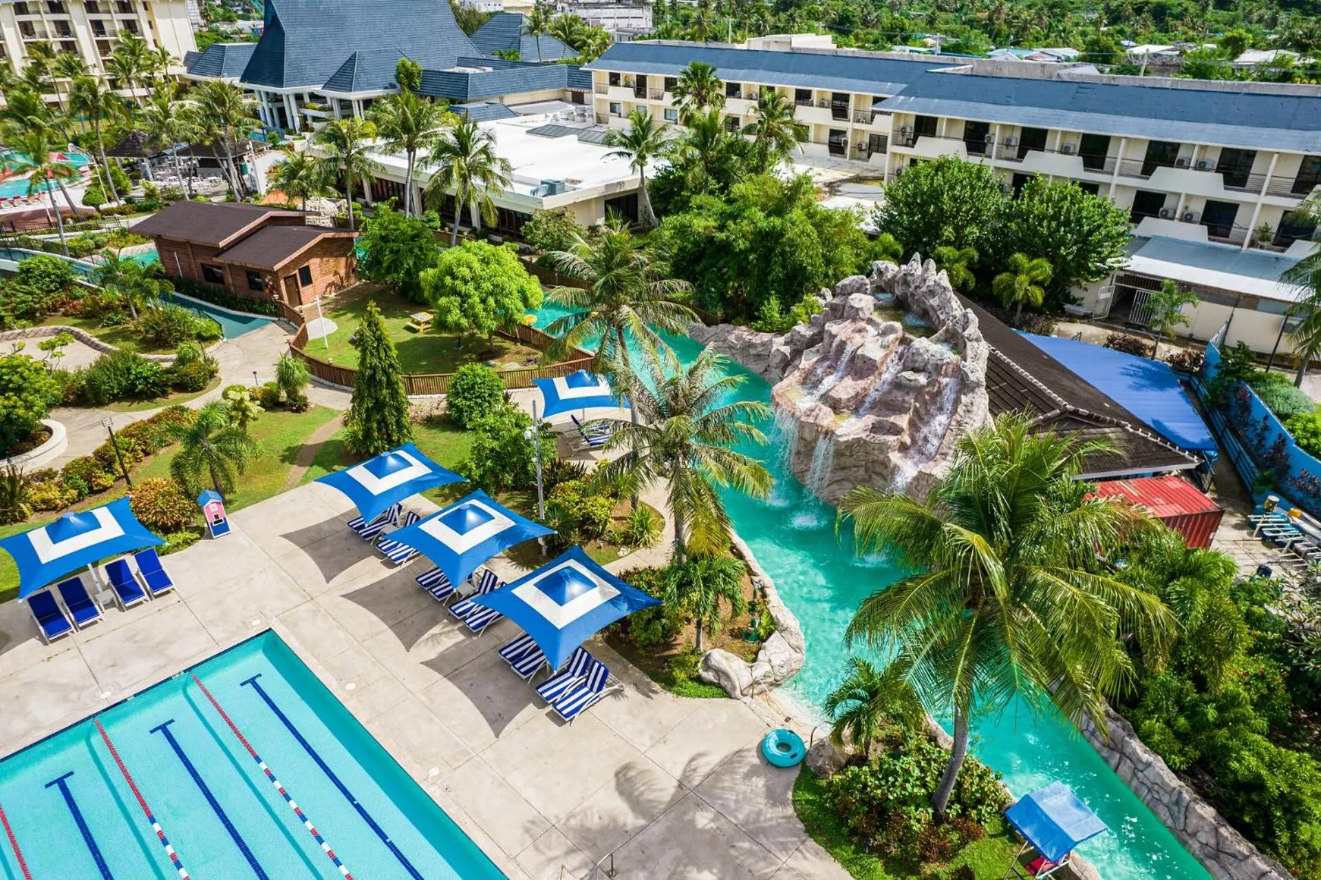 Swimming pool in Pacific Islands Club Saipan