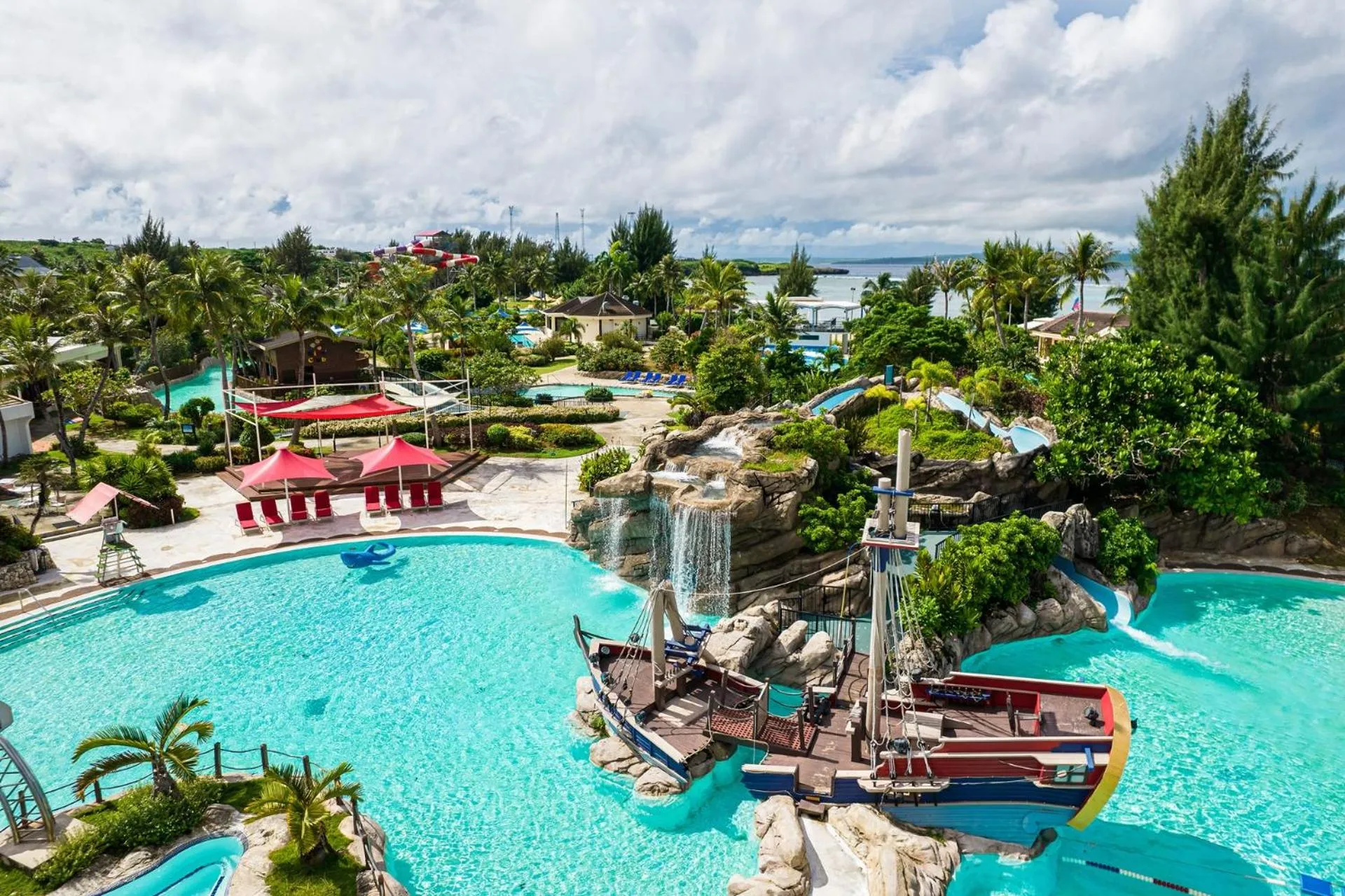 Swimming pool in Pacific Islands Club Saipan