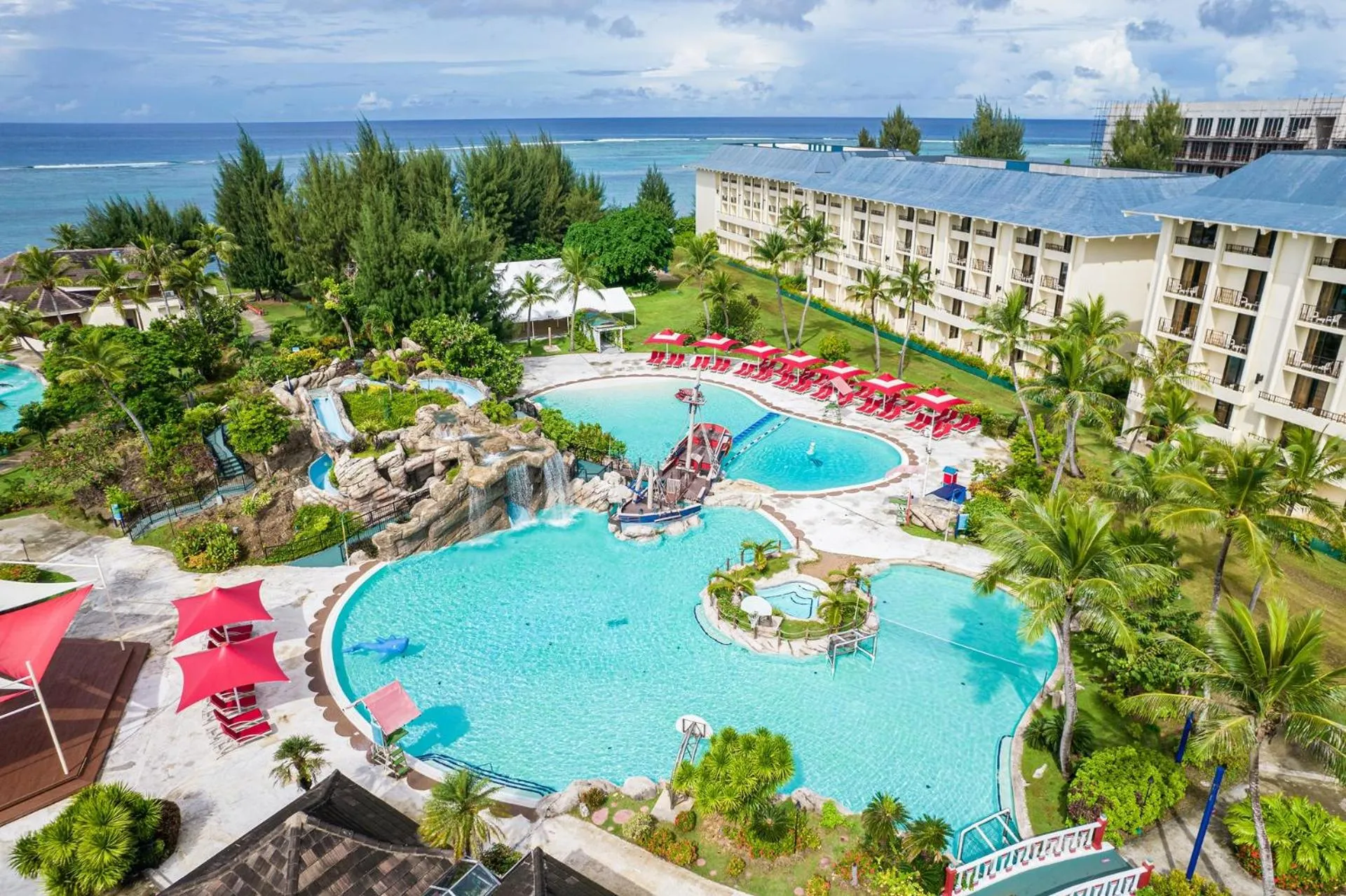 Swimming pool in Pacific Islands Club Saipan