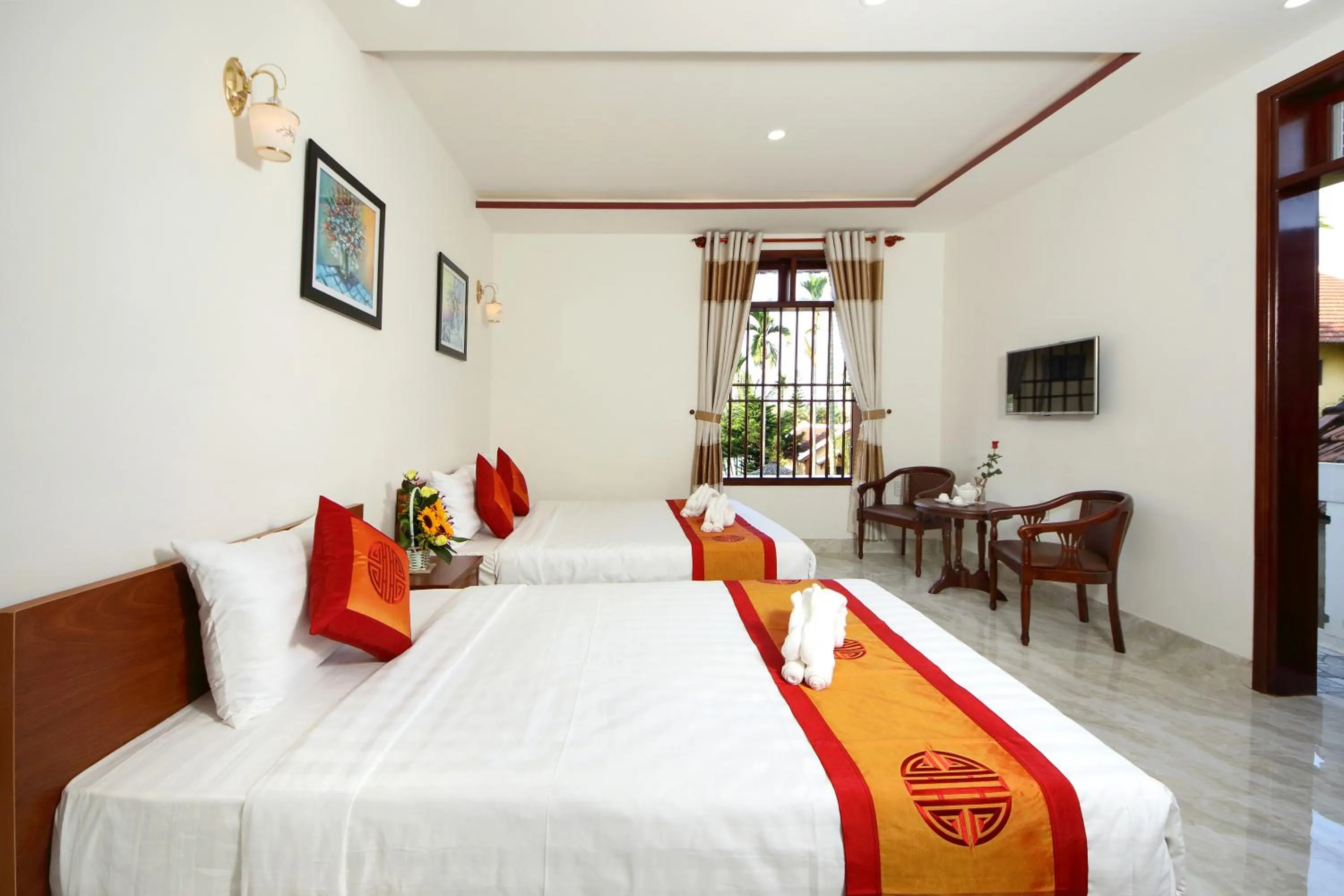 Property building, Bed in Hoi An Dat Cam Homestay