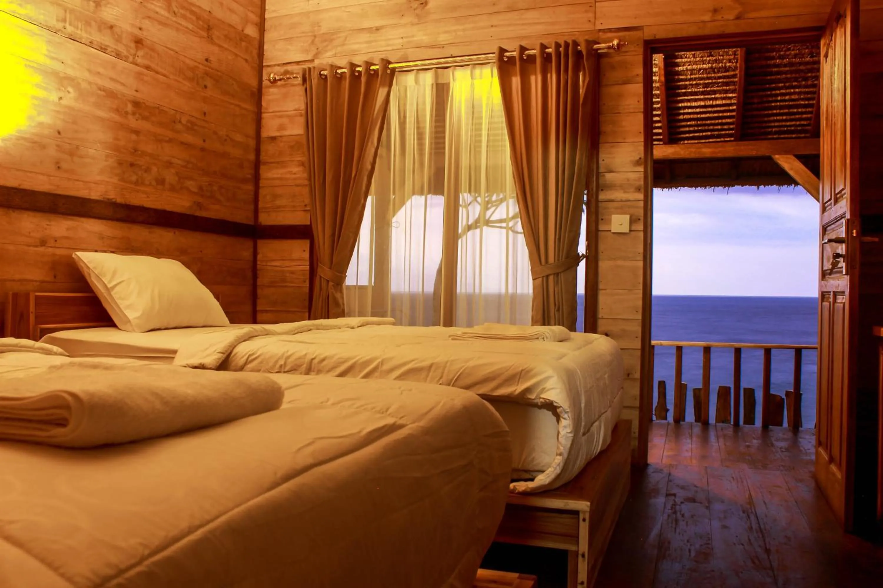 Bed in Malibu Huts