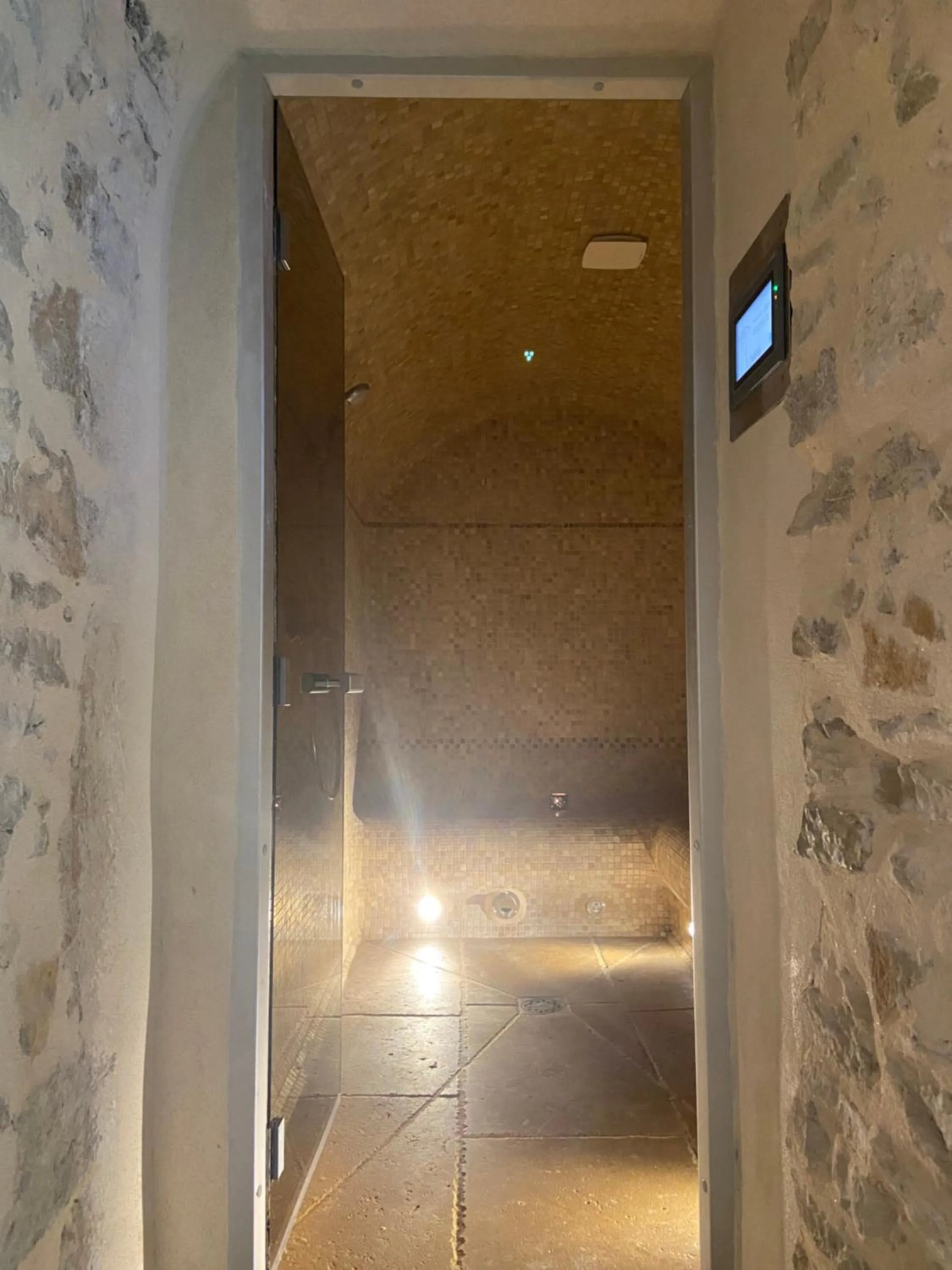 Steam room in Domaine de la Corgette