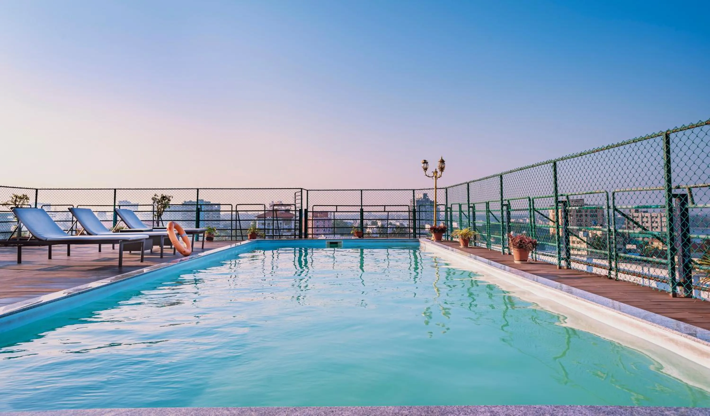 Swimming pool in Travancore Court