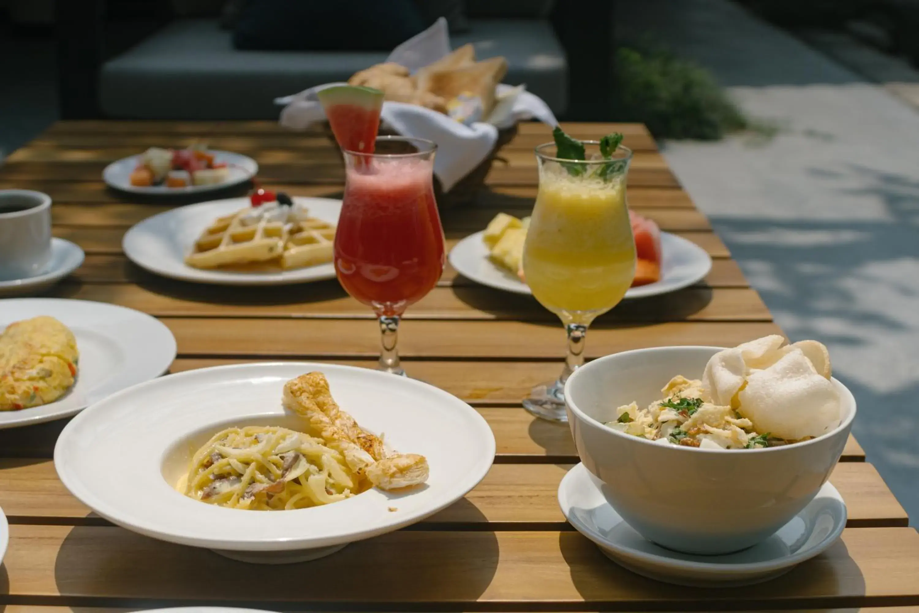 Breakfast in Novus Giri Resort & Spa Breakfast in Novus Giri Resort & Spa