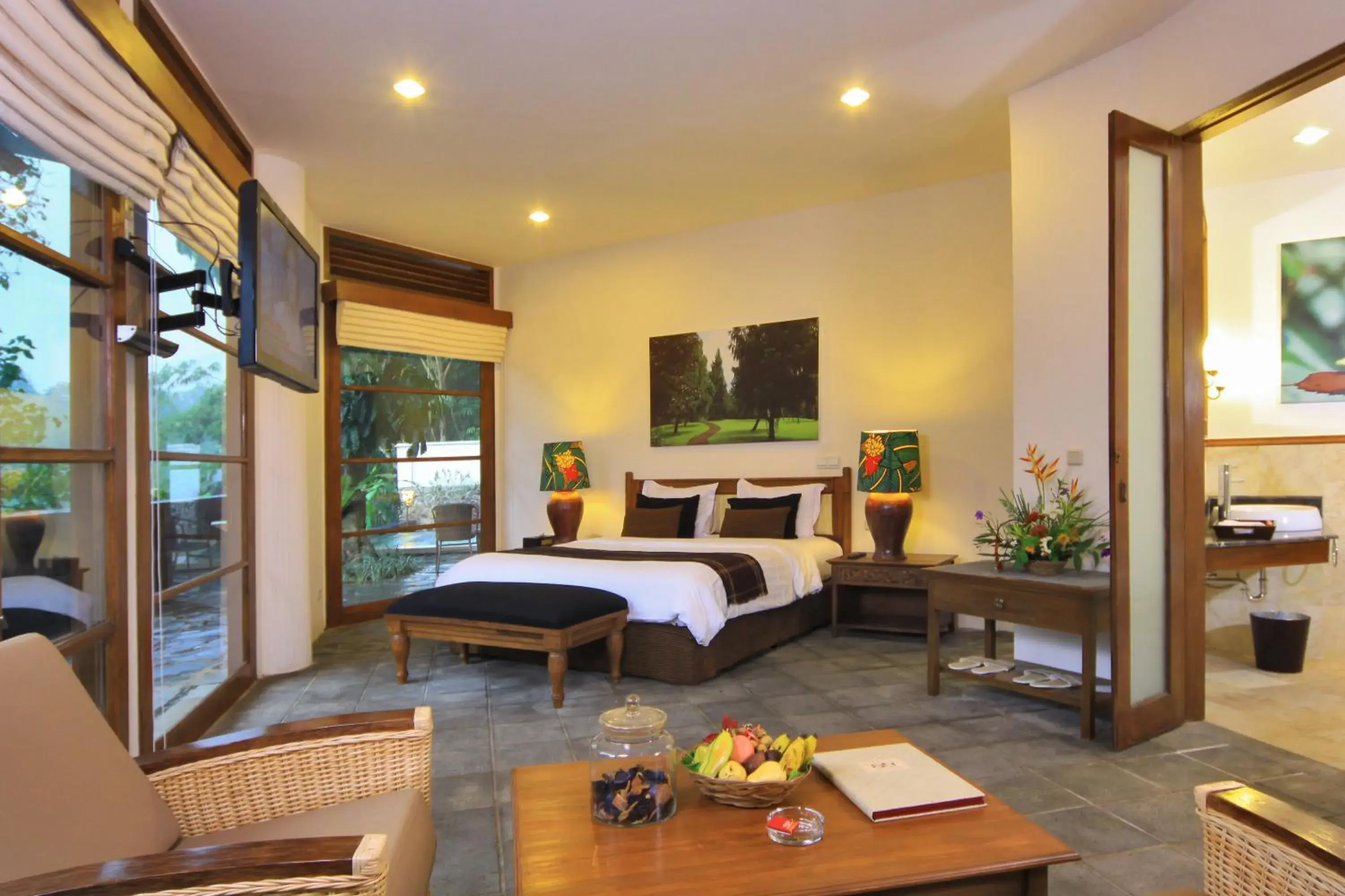 View (from property/room), Bed in Novus Giri Resort & Spa View (from property/room), Bed in Novus Giri Resort & Spa