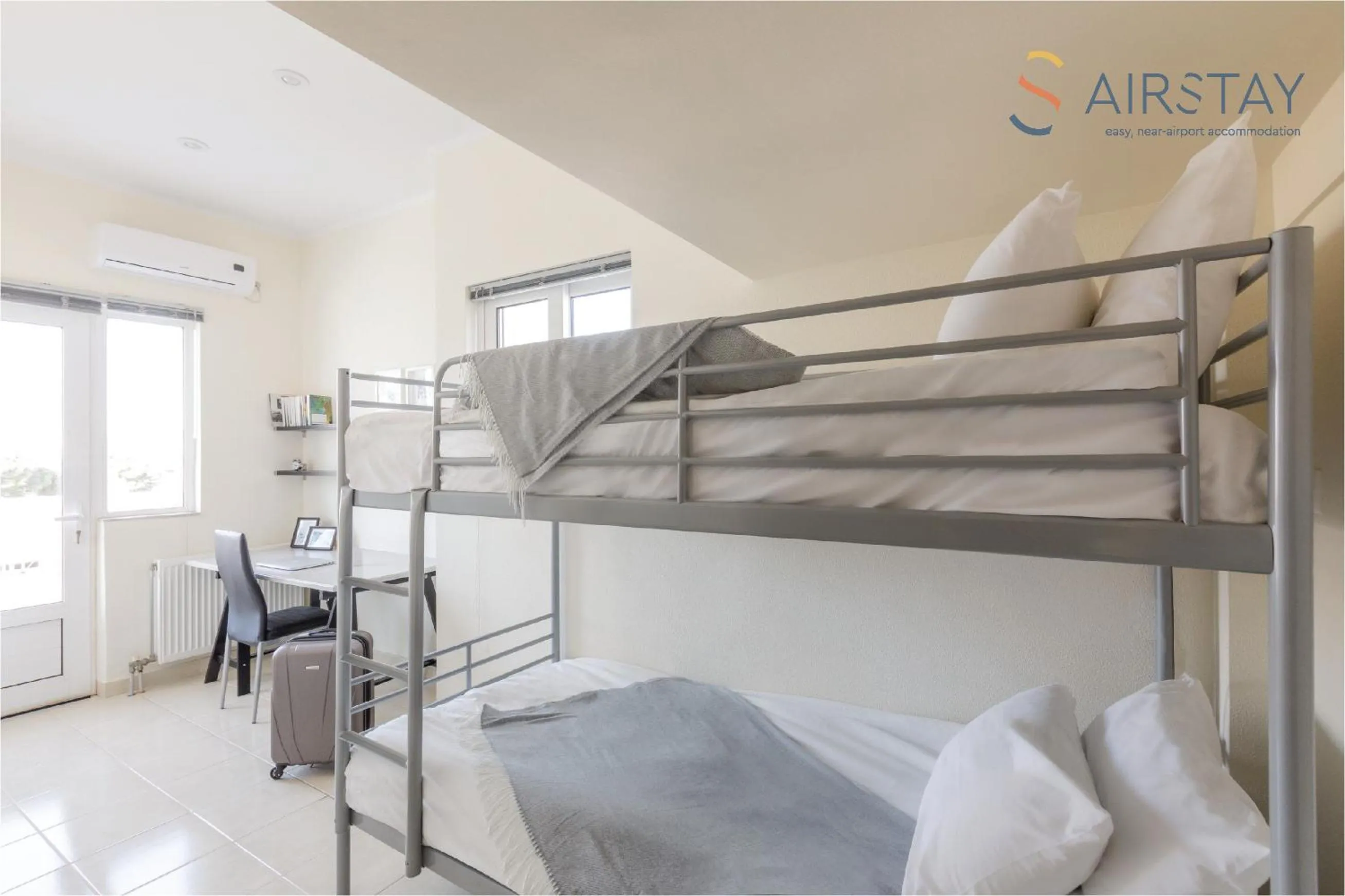 Bed in Nautilus Apartments Airport by Airstay