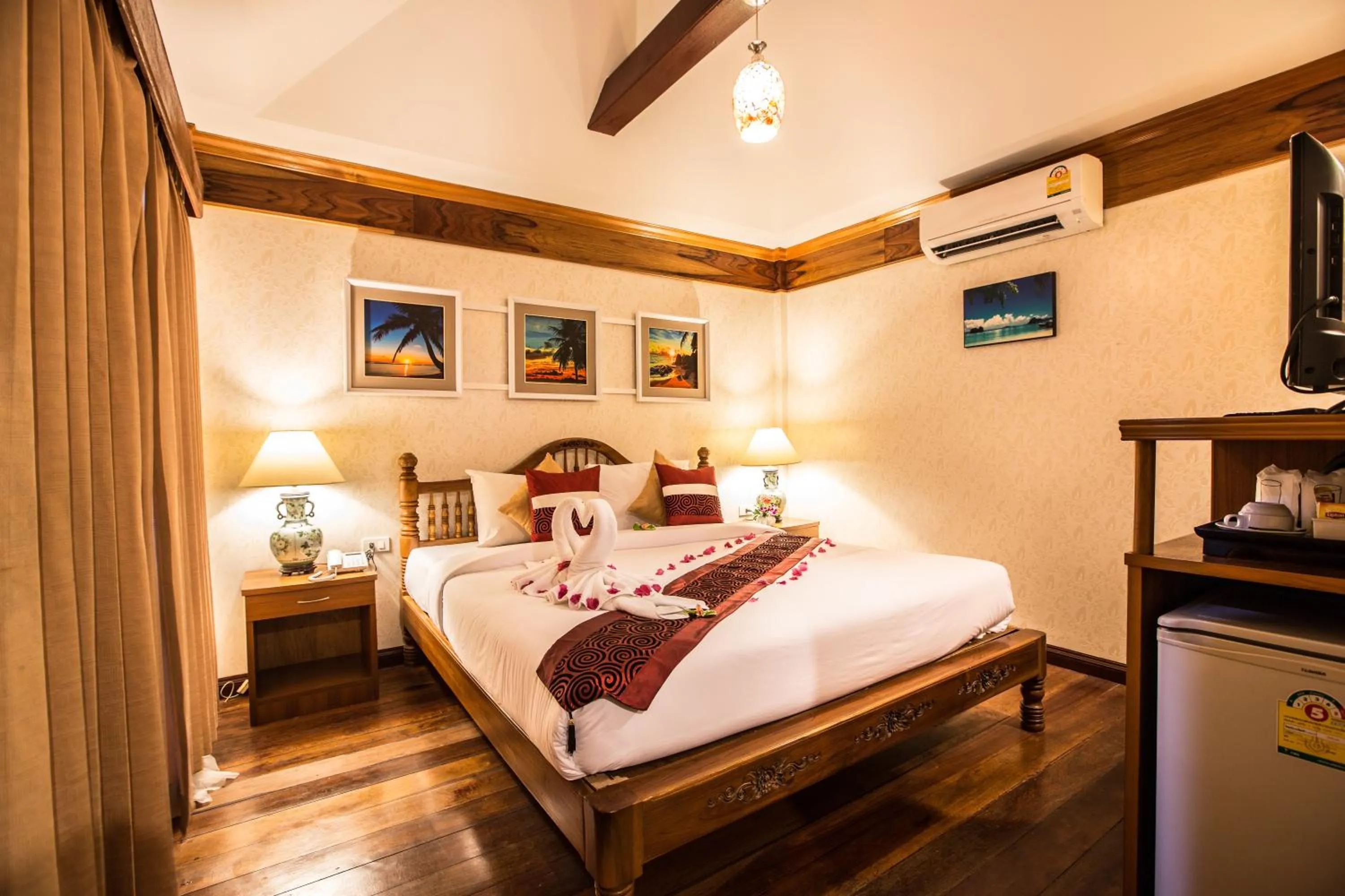 Night, Bed in Lamai Coconut Beach Resort