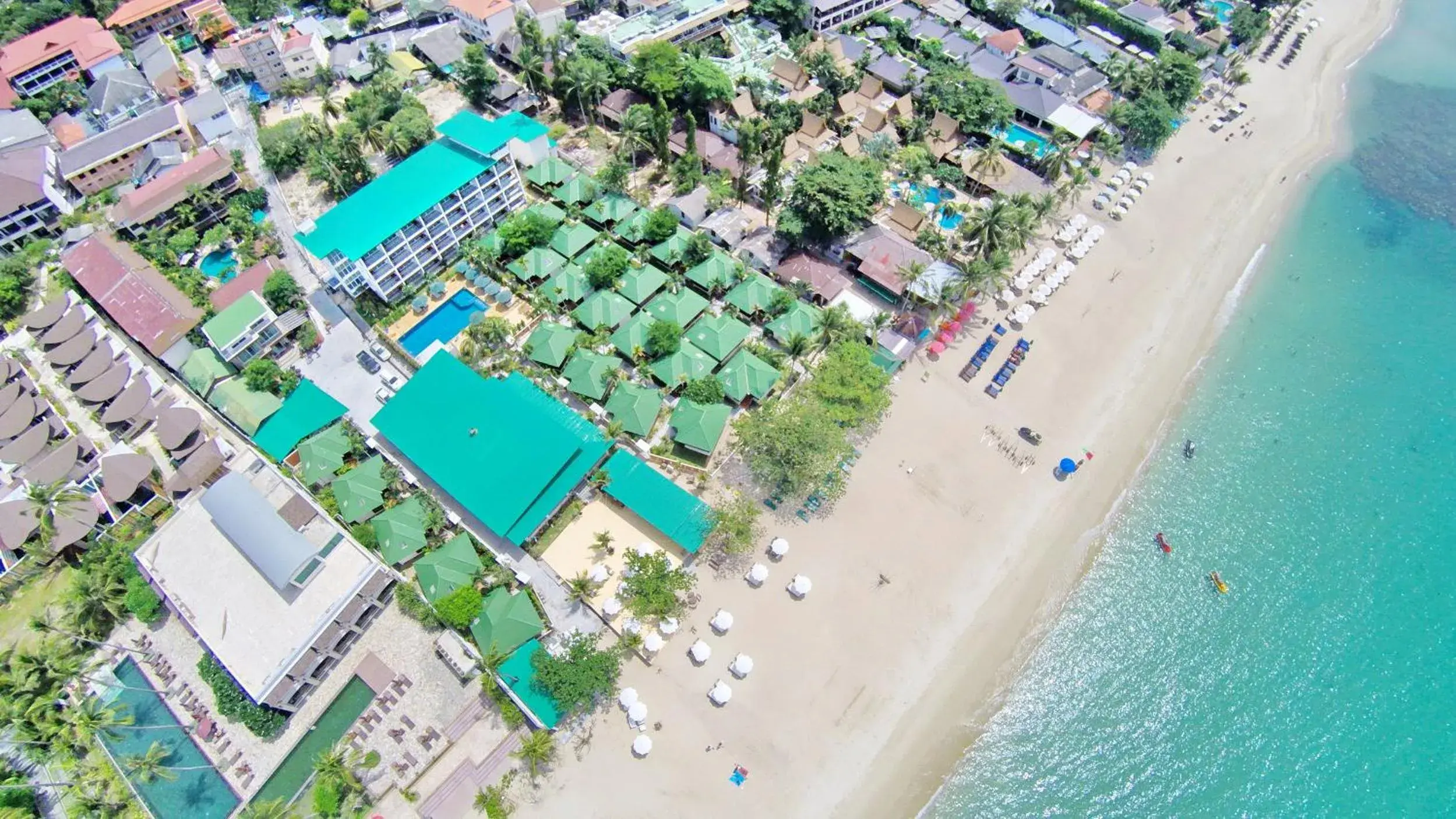 Bird's eye view in Lamai Coconut Beach Resort Bird's eye view in Lamai Coconut Beach Resort
