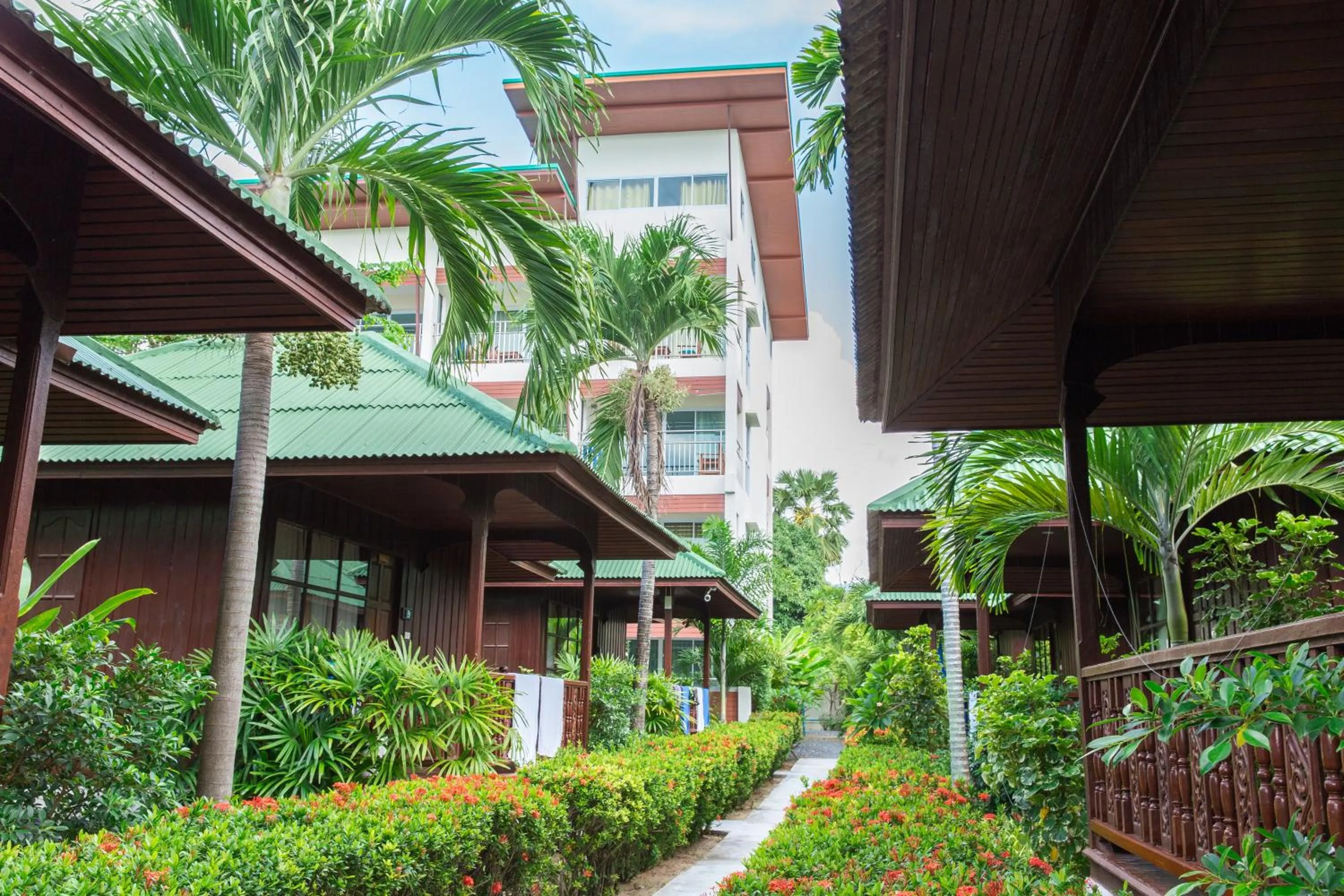 Garden view in Lamai Coconut Beach Resort
