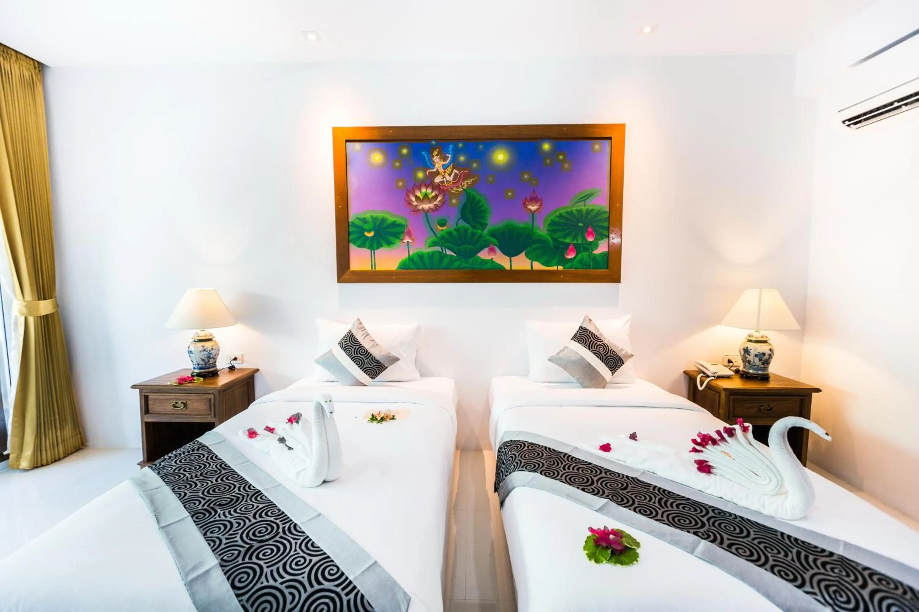 Bedroom, Bed in Lamai Coconut Beach Resort