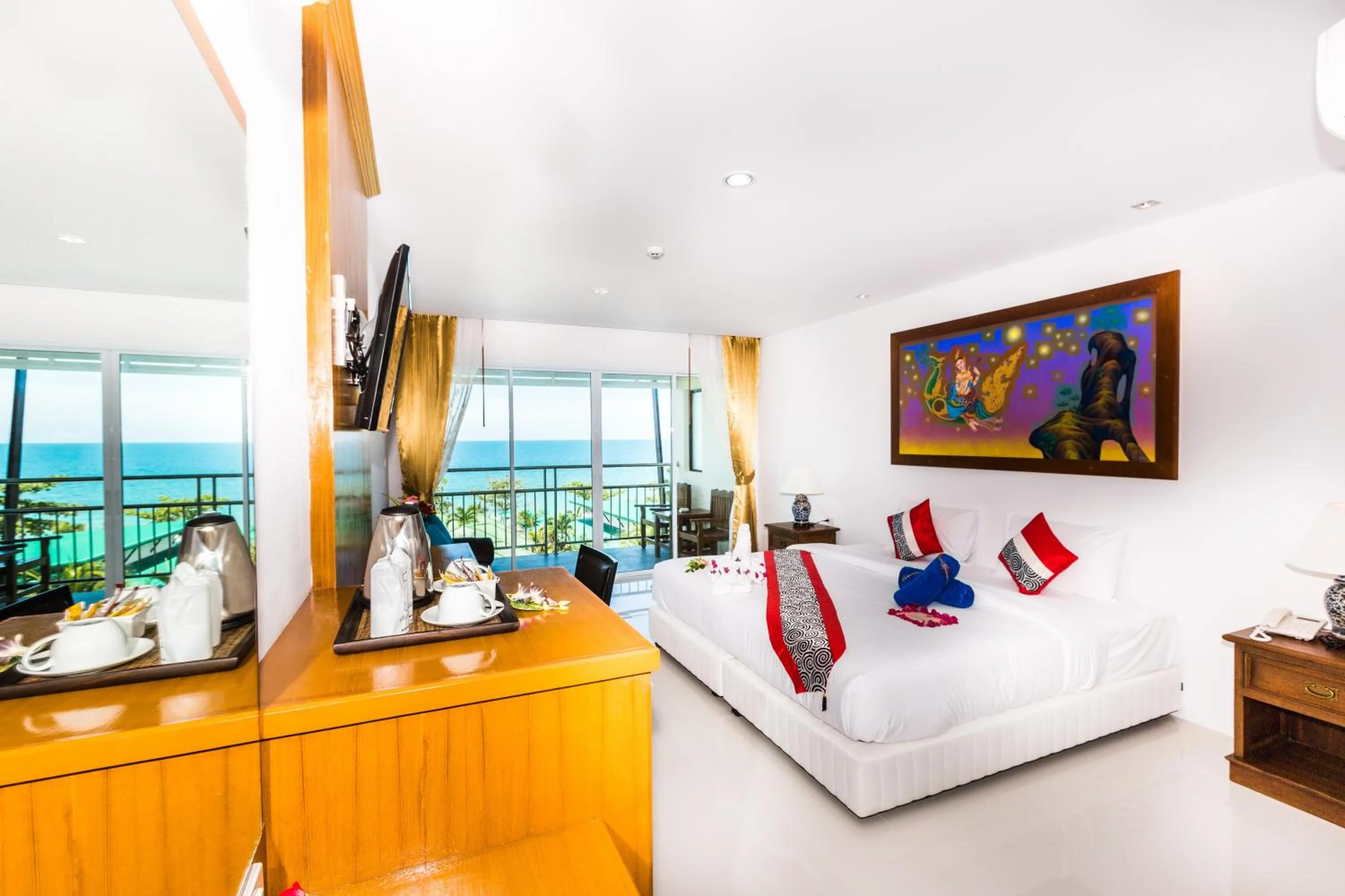 Bedroom in Lamai Coconut Beach Resort