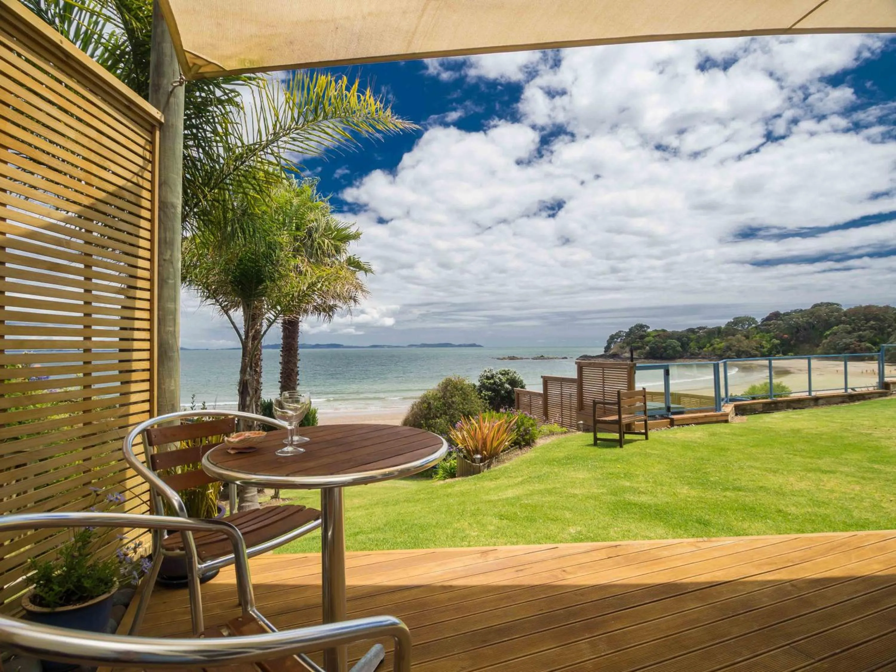 Garden in By the Bay Beachfront Apartments